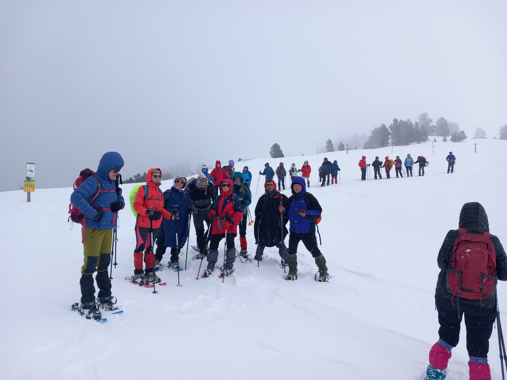 Travesía con raquetas por el Somport. Foto Alfredo Zazo