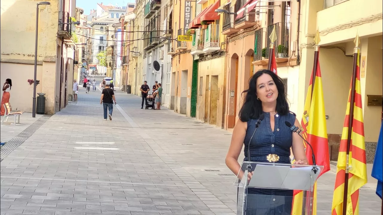 Inauguración de la calle Padre Huesca tras las obras, un espacio accesible para convivir y pasear
