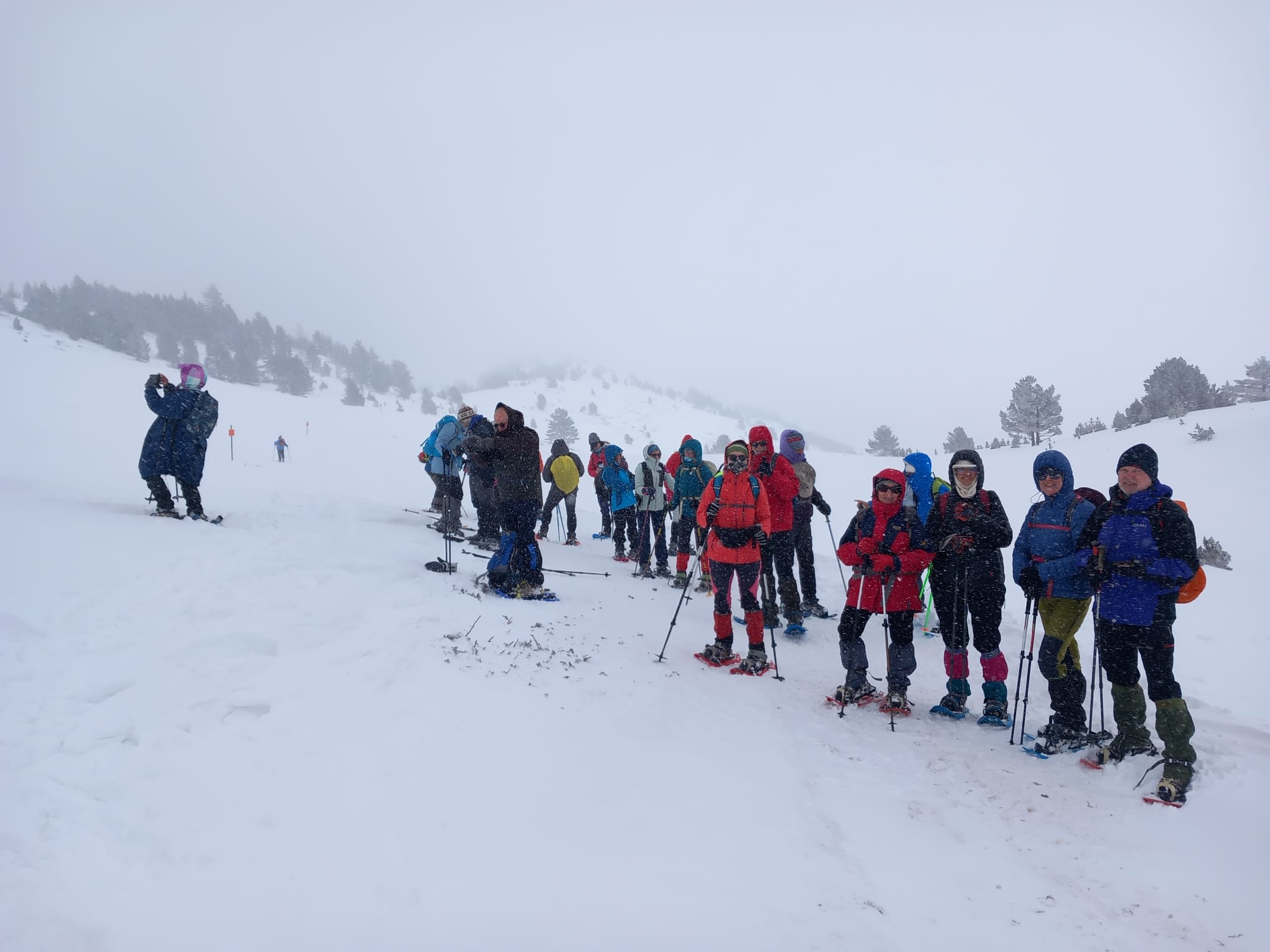 Travesía con raquetas por el Somport. Foto Alfredo Zazo