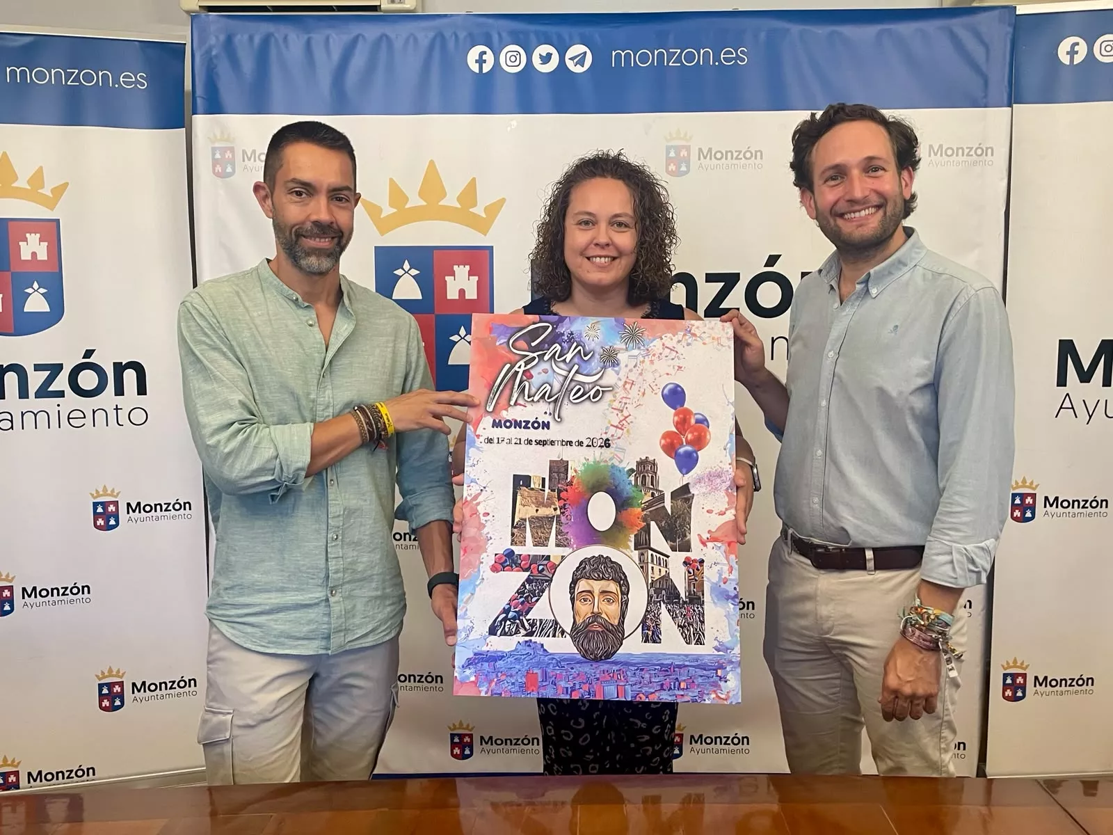 ‘San Mateo Vibra’ de Noemí Ruiz, cartel oficial de las fiestas de Monzón.