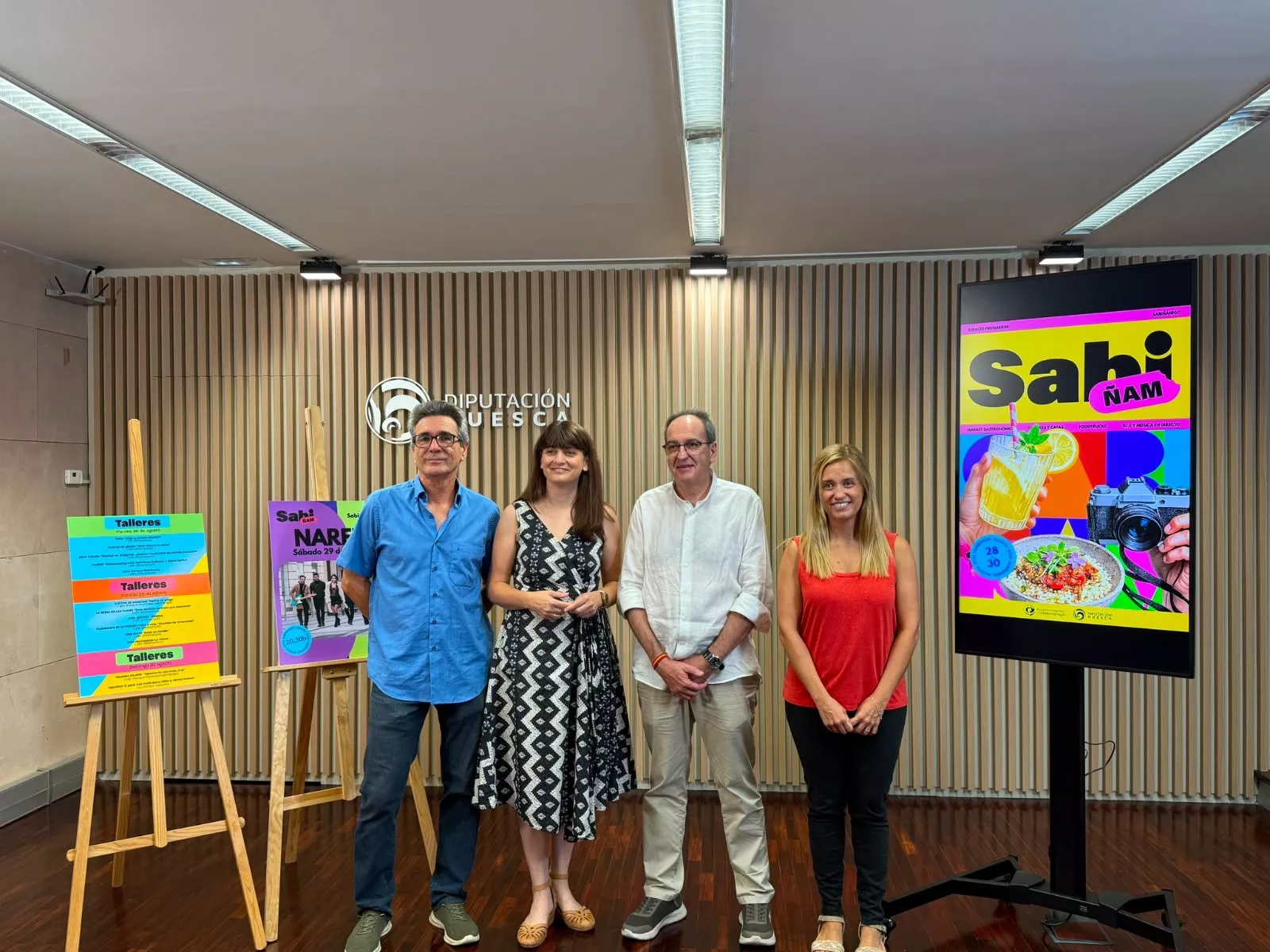 Presentación del SabiñamFest en la Diputación de Huesca
