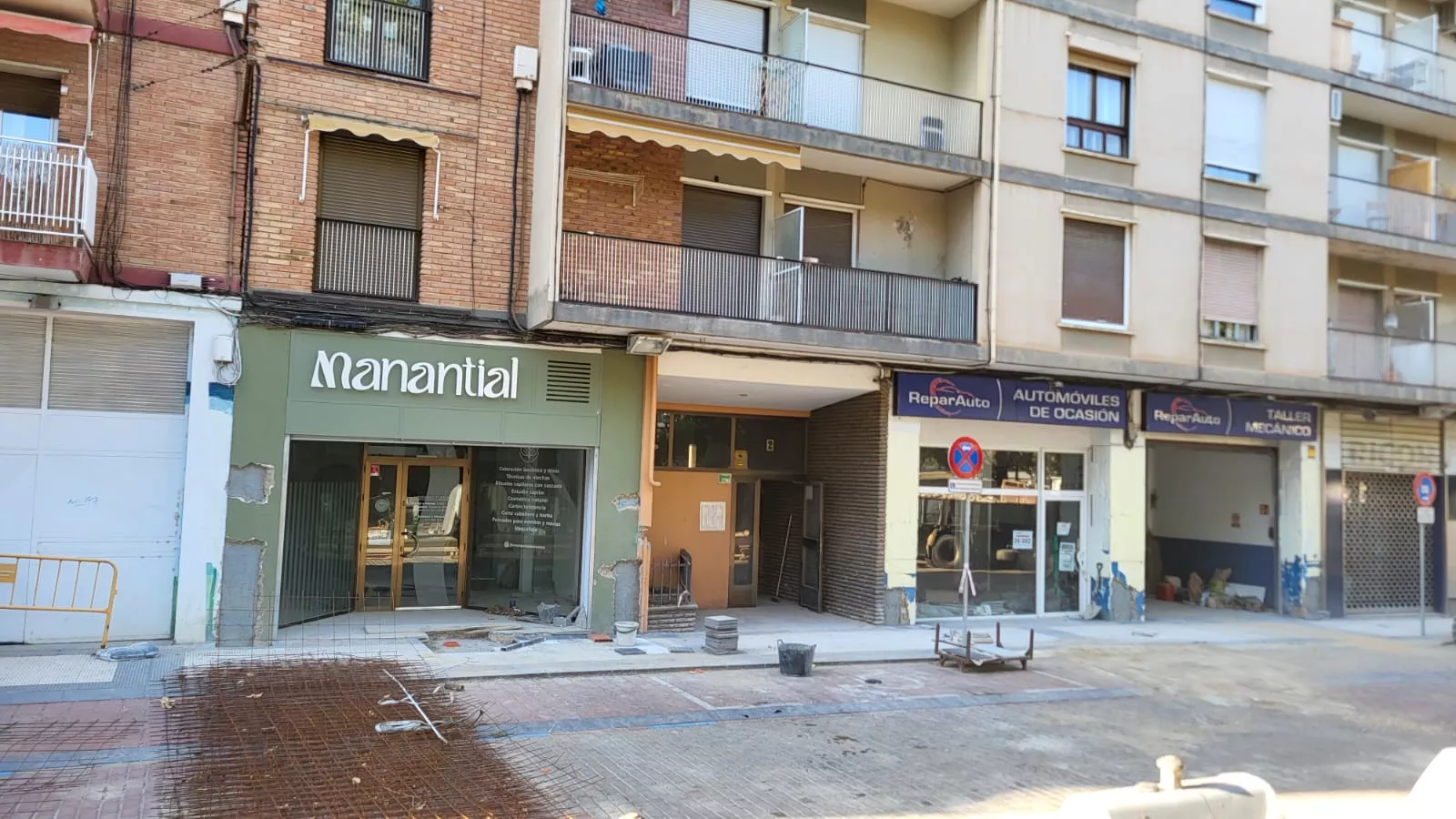 Número 2 de la Plaza de Santa Clara, que mañana quedará expedito para los vecinos