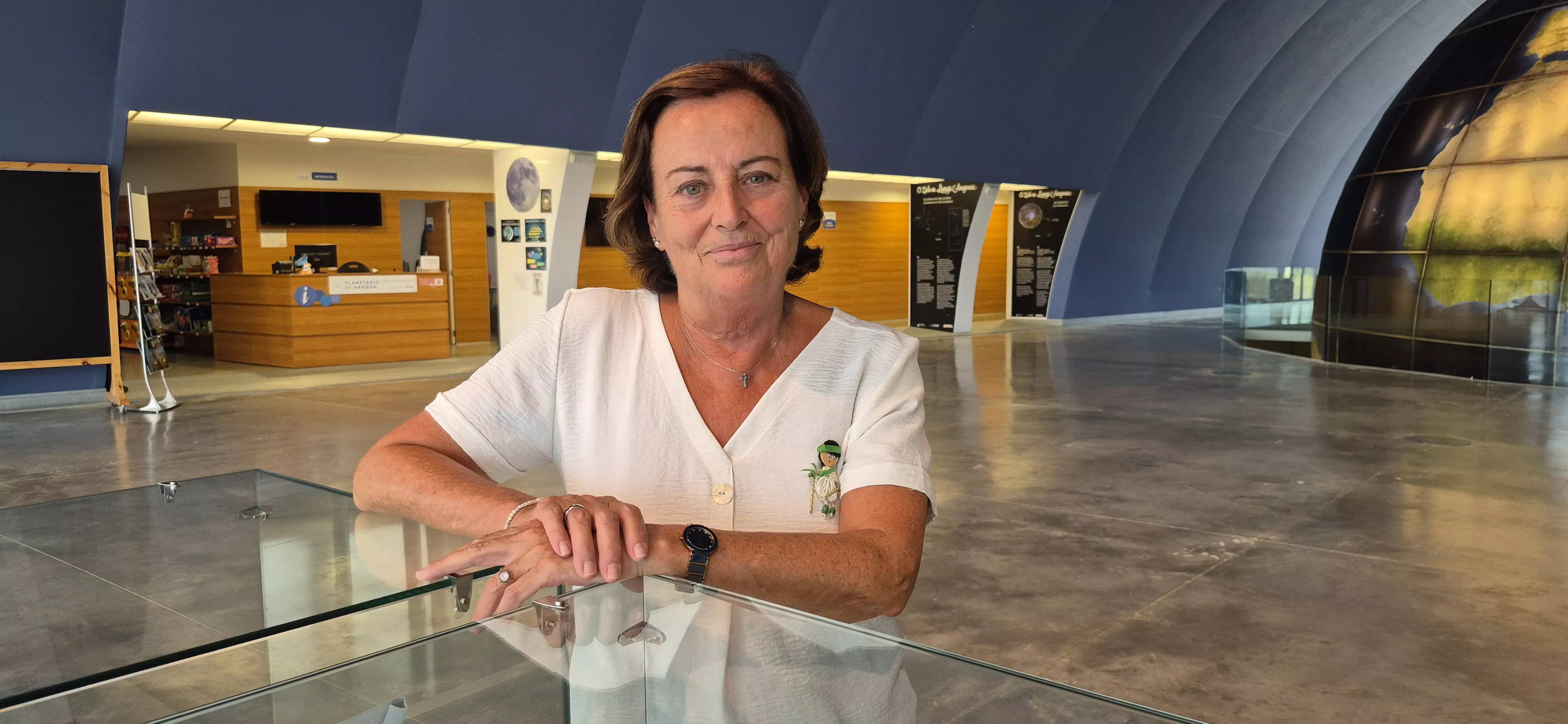 Teruca Moreno, directora del Planetario de Aragón. Foto Myriam Martínez