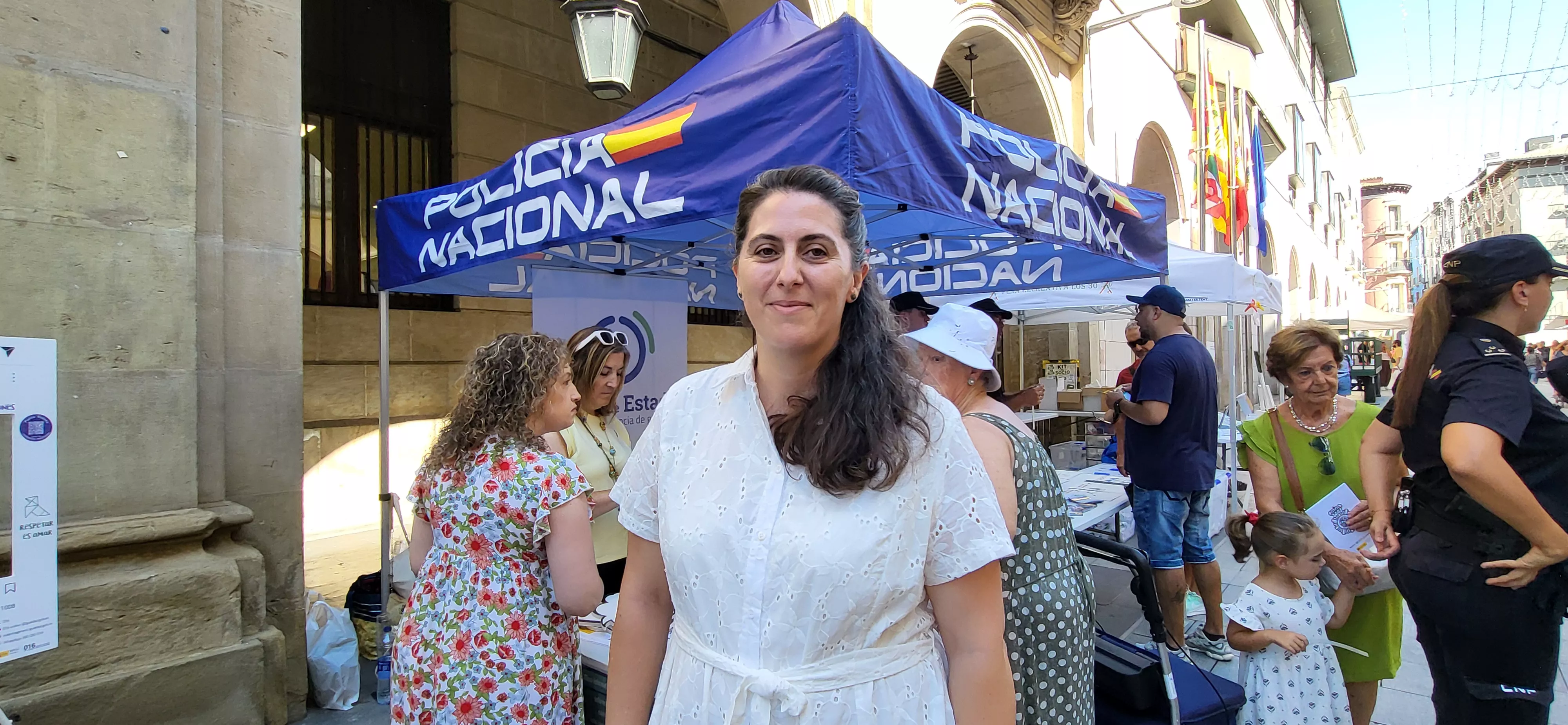María Jesús Savicente,  jefa de la Unidad de Violencia contra la Mujer de la Subdelegación del Gobierno en Huesca. Foto Mercedes Manterola