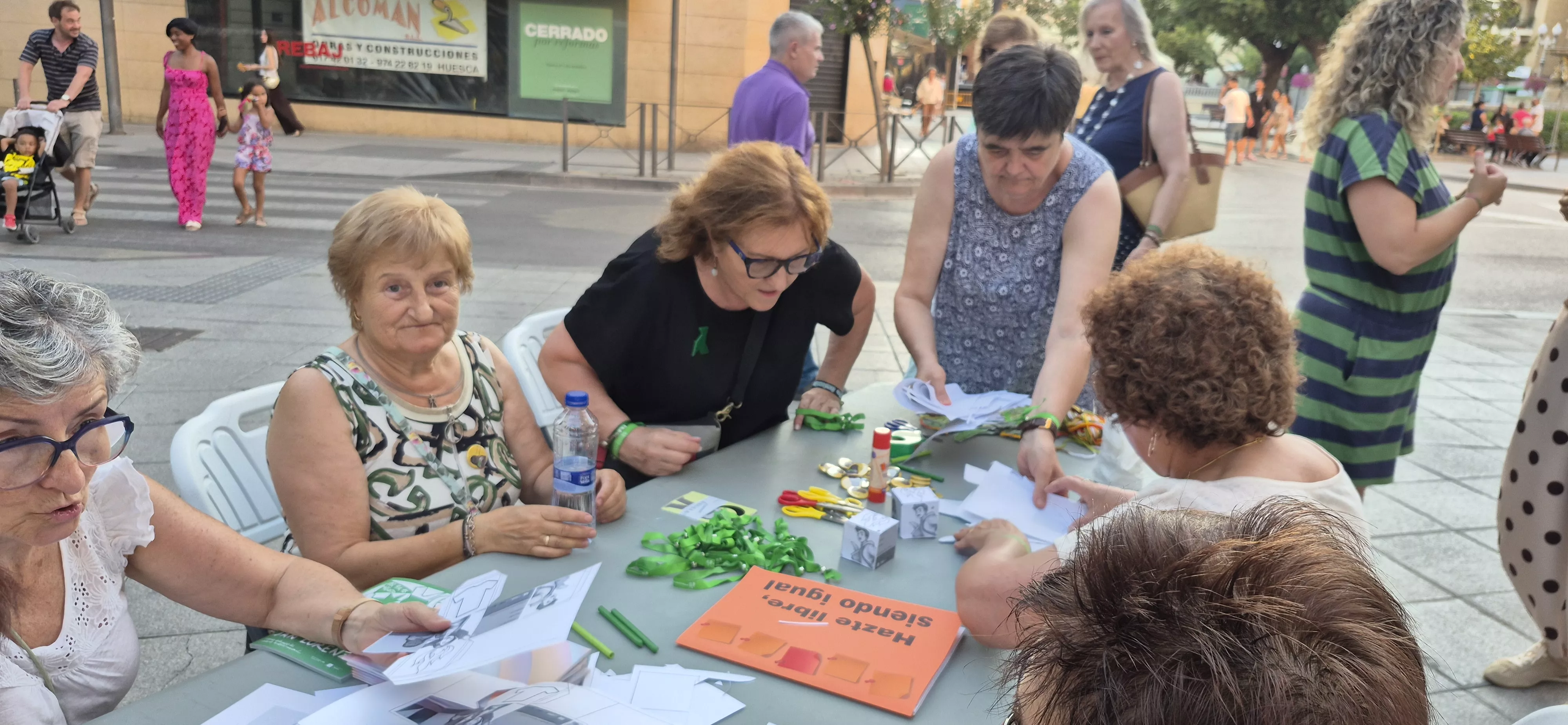 Ronda al Blasillo por unas fiestas sin violencia sexual. Foto Myriam Martínez