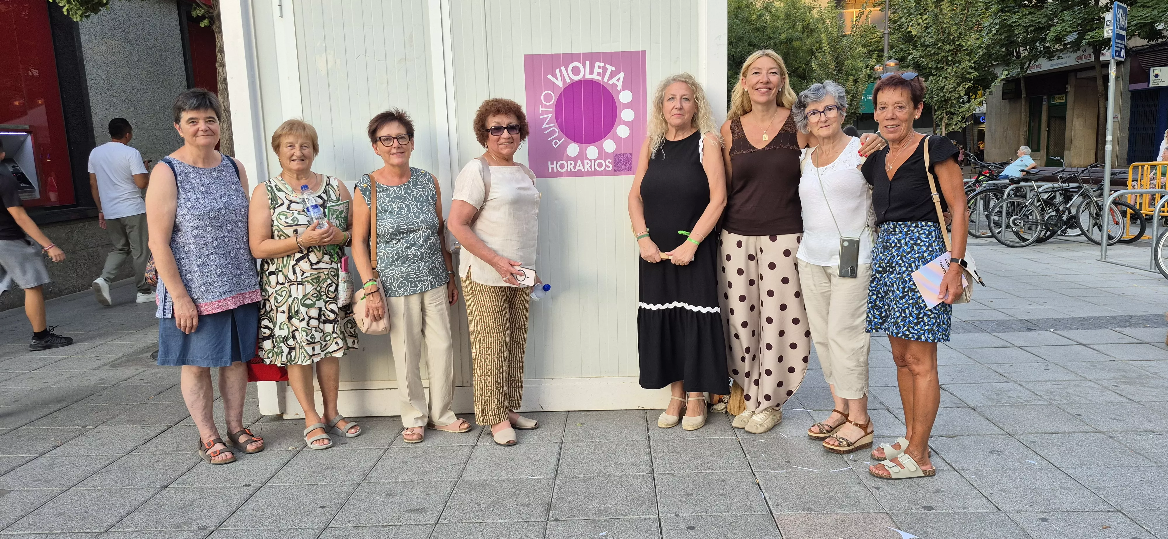 Ronda al Blasillo por unas fiestas sin violencia sexual. Foto Myriam Martínez