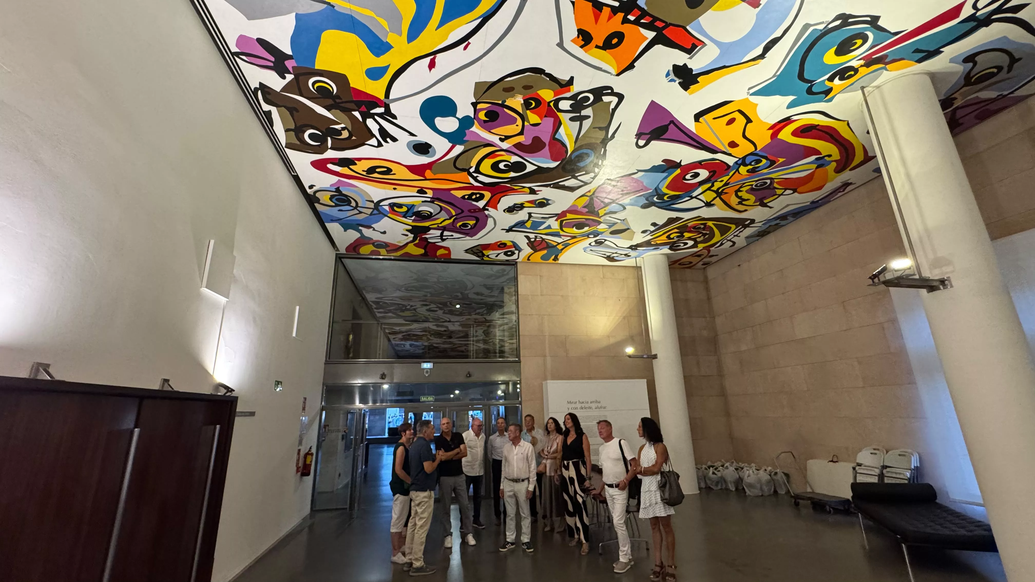 En la Sala Saura de la DPH En la Sala Saura de la DPH