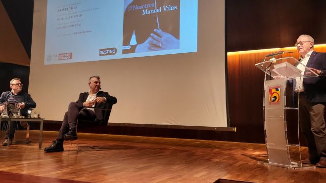 Miguel Gracia, dando la bienvenida e introduciendo el acto. Foto Myriam Martínez Miguel Gracia, dando la bienvenida e introduciendo el acto. Foto Myriam Martínez