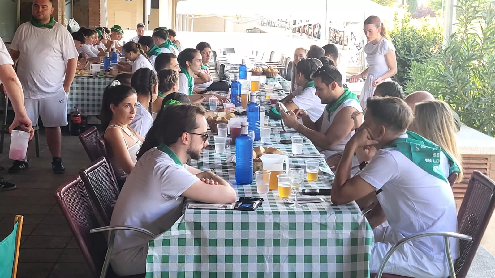 Almuerzo de San Lorenzo. Foto Javier García Antón