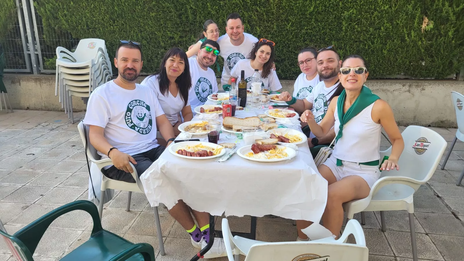 Almuerzo de San Lorenzo. Foto Javier García Antón