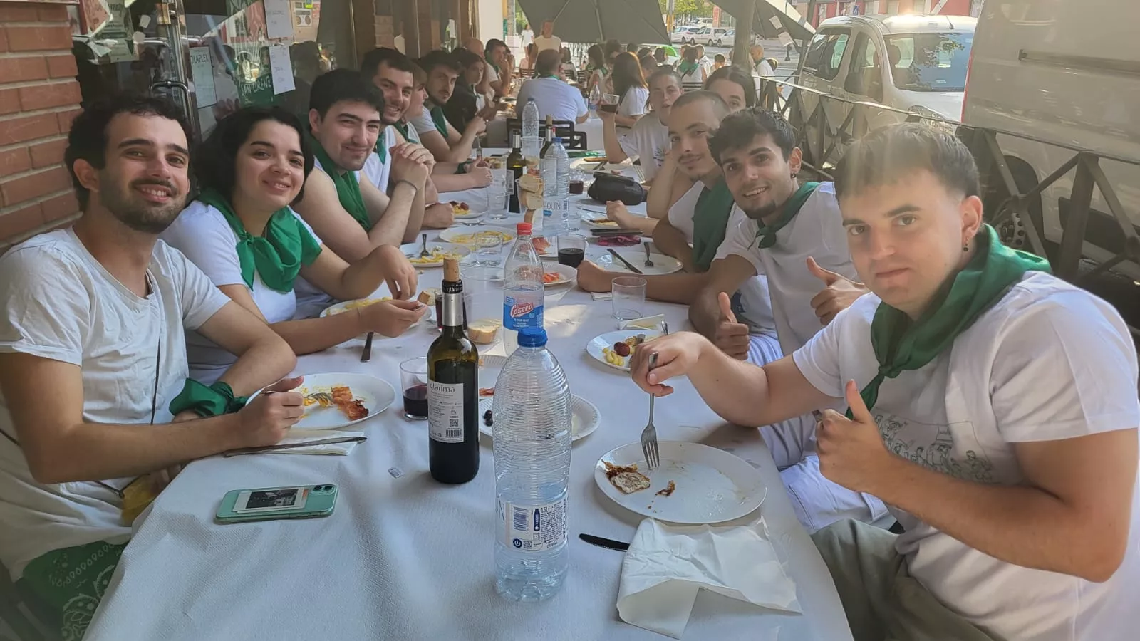 Almuerzo de San Lorenzo. Foto Javier García Antón