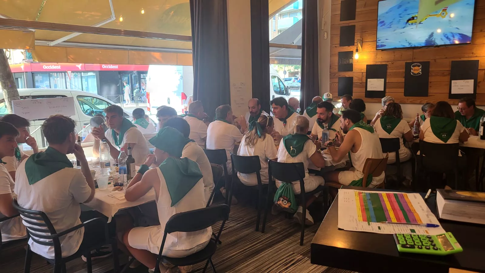 Almuerzo de San Lorenzo. Foto Javier García Antón