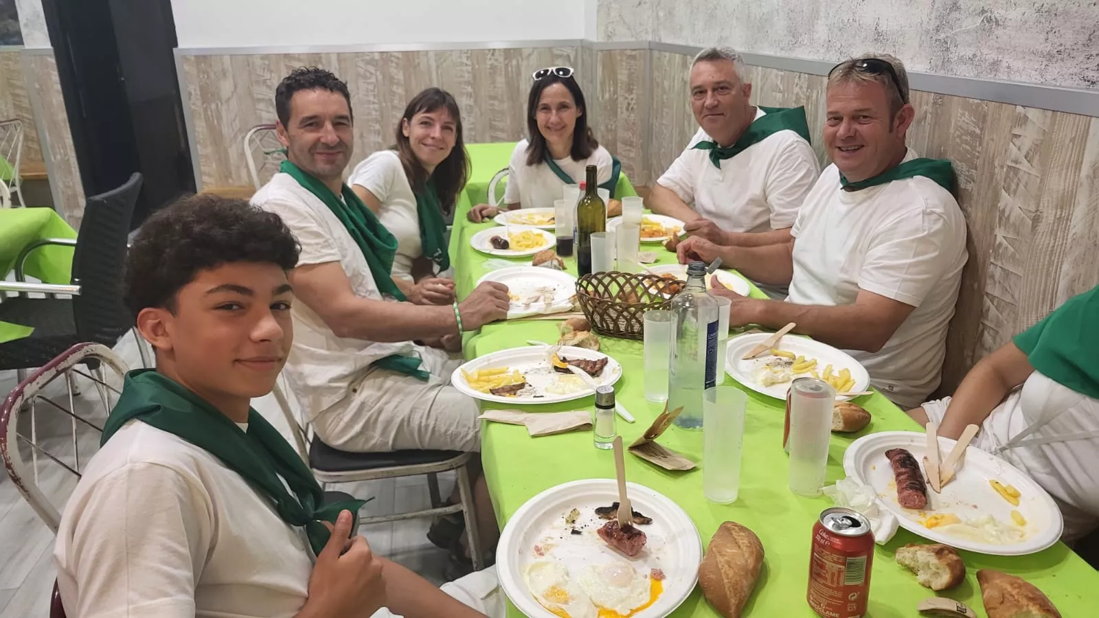 Almuerzo de San Lorenzo. Foto Javier García Antón