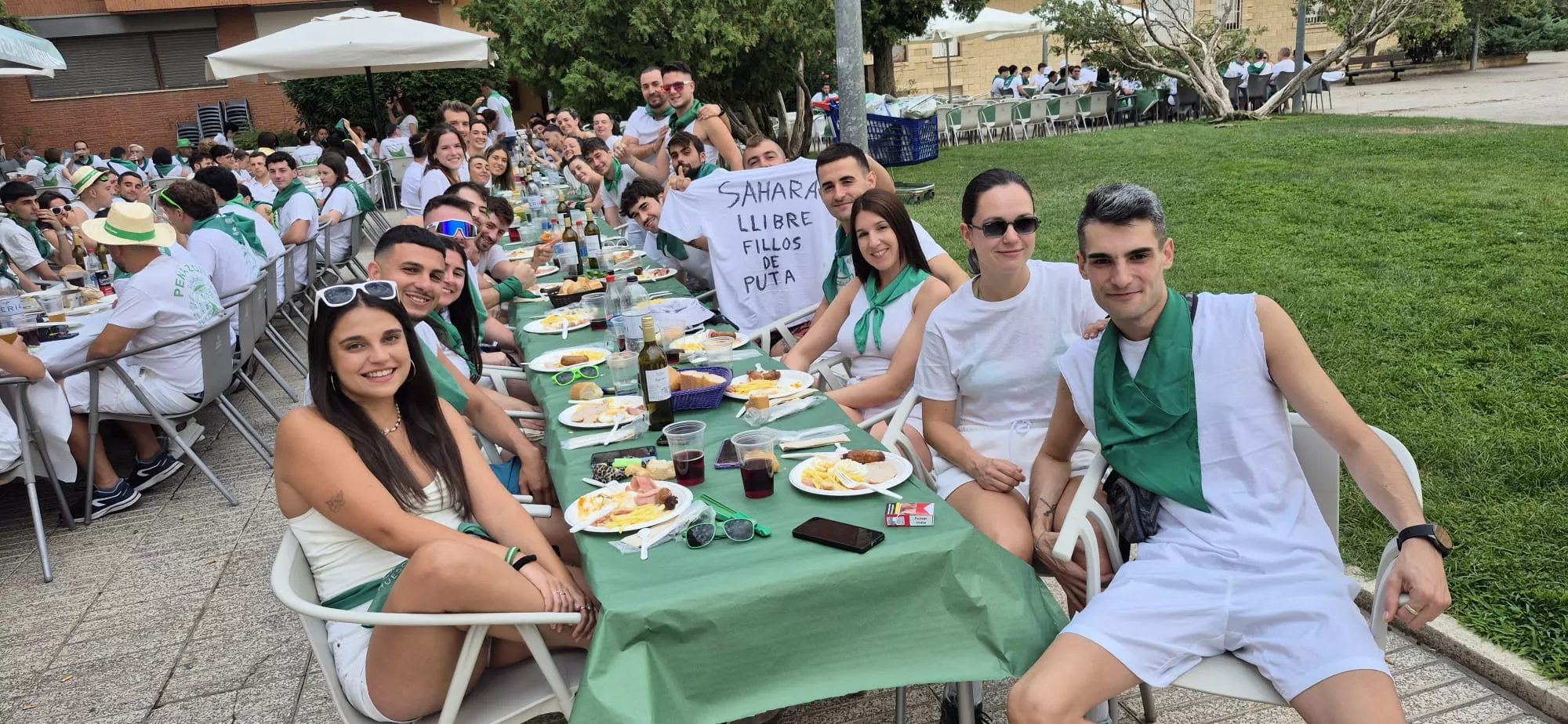 Almuerzo de San Lorenzo. Foto Myriam Martínez