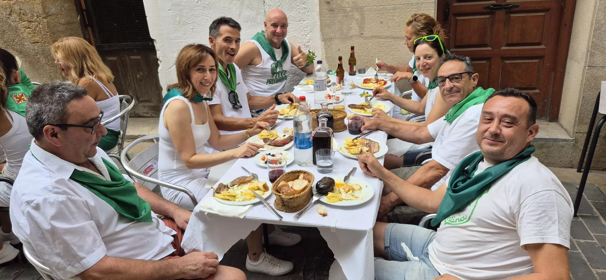 Almuerzo de San Lorenzo. Foto Myriam Martínez