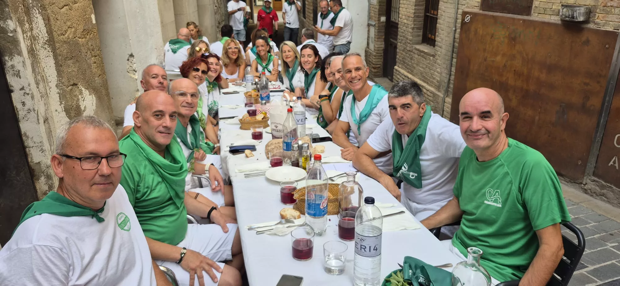 Almuerzo de San Lorenzo. Foto Myriam Martínez