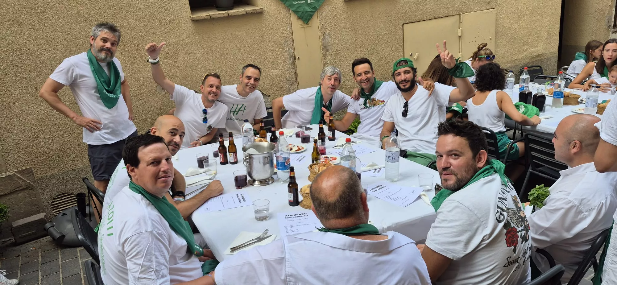 Almuerzo de San Lorenzo. Foto Myriam Martínez