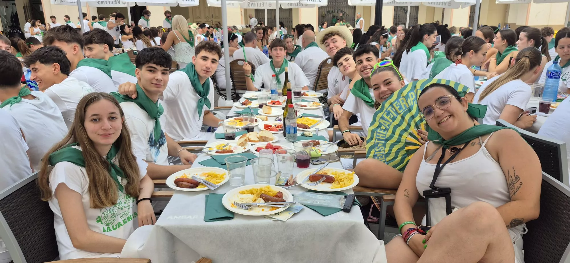 Almuerzo de San Lorenzo. Foto Myriam Martínez