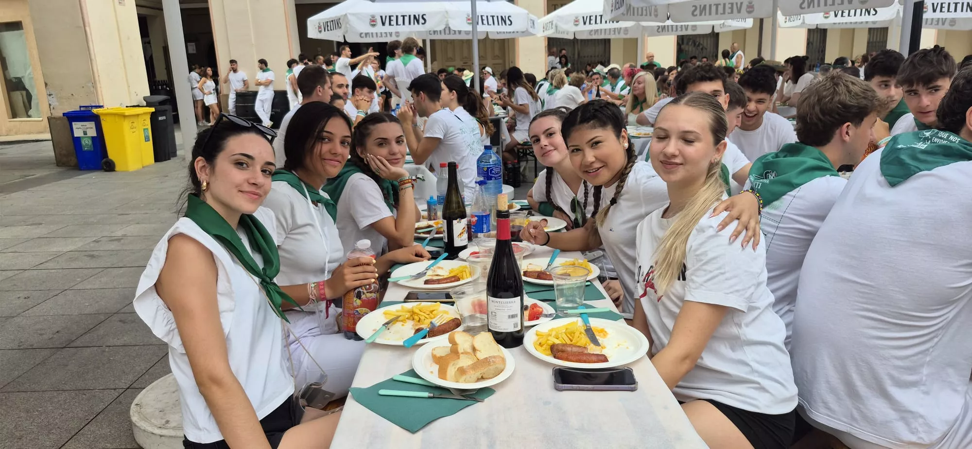 Almuerzo de San Lorenzo. Foto Myriam Martínez