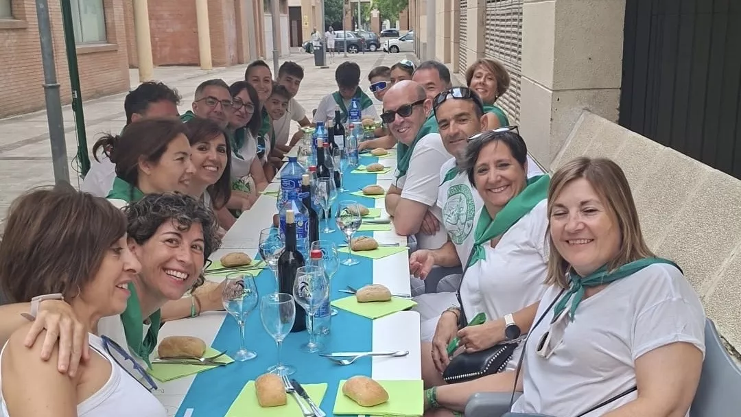 Almuerzo de San Lorenzo. Foto A. Mora