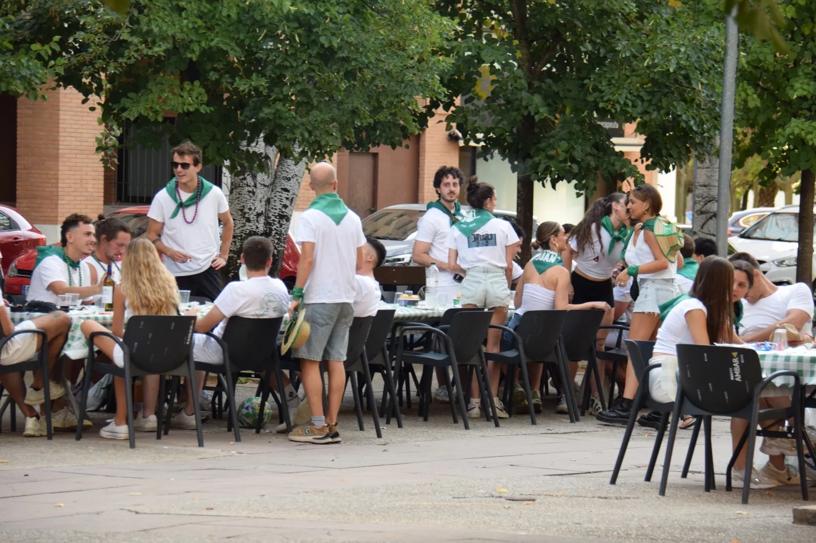 Almuerzo de San Lorenzo. Foto Carlos Lacampa