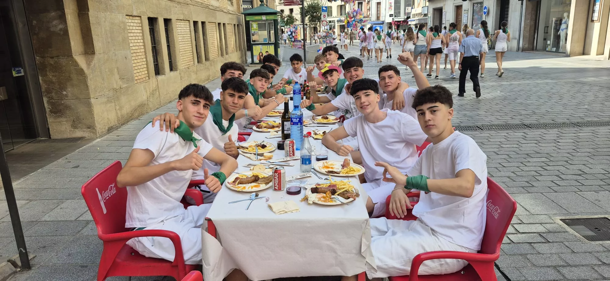 Almuerzo de San Lorenzo. Foto Myriam Martínez