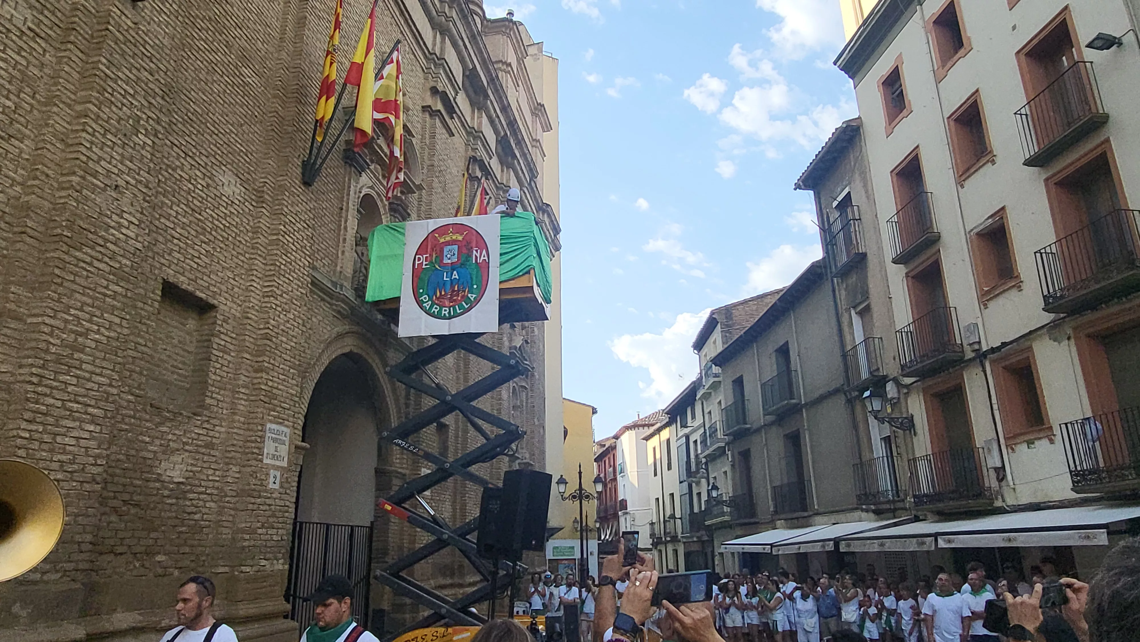 Saludo al Santo protagonizado por Carlos Jalle. Foto Mercedes Manterola