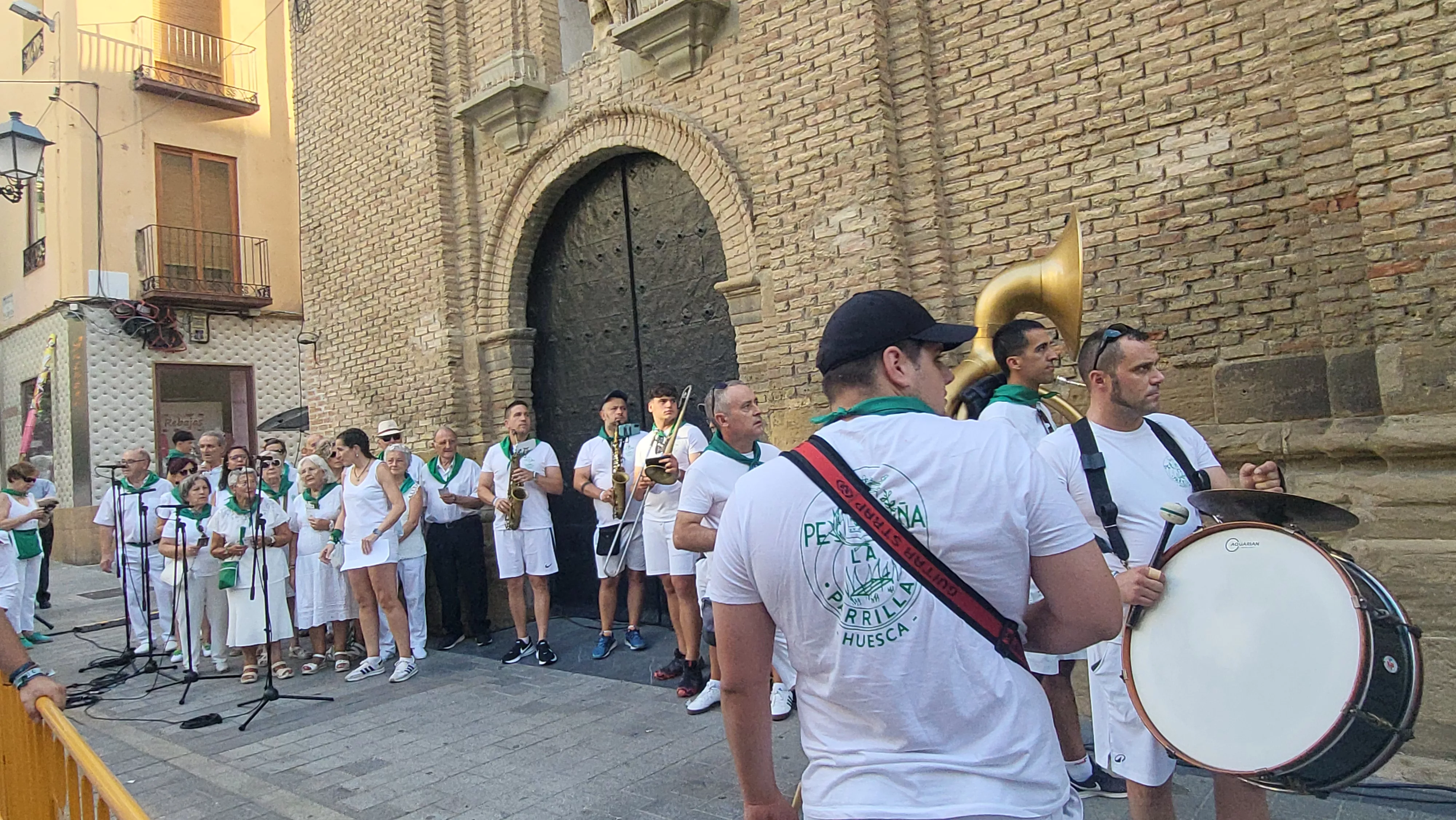 Saludo al Santo protagonizado por Carlos Jalle. Foto Mercedes Manterola