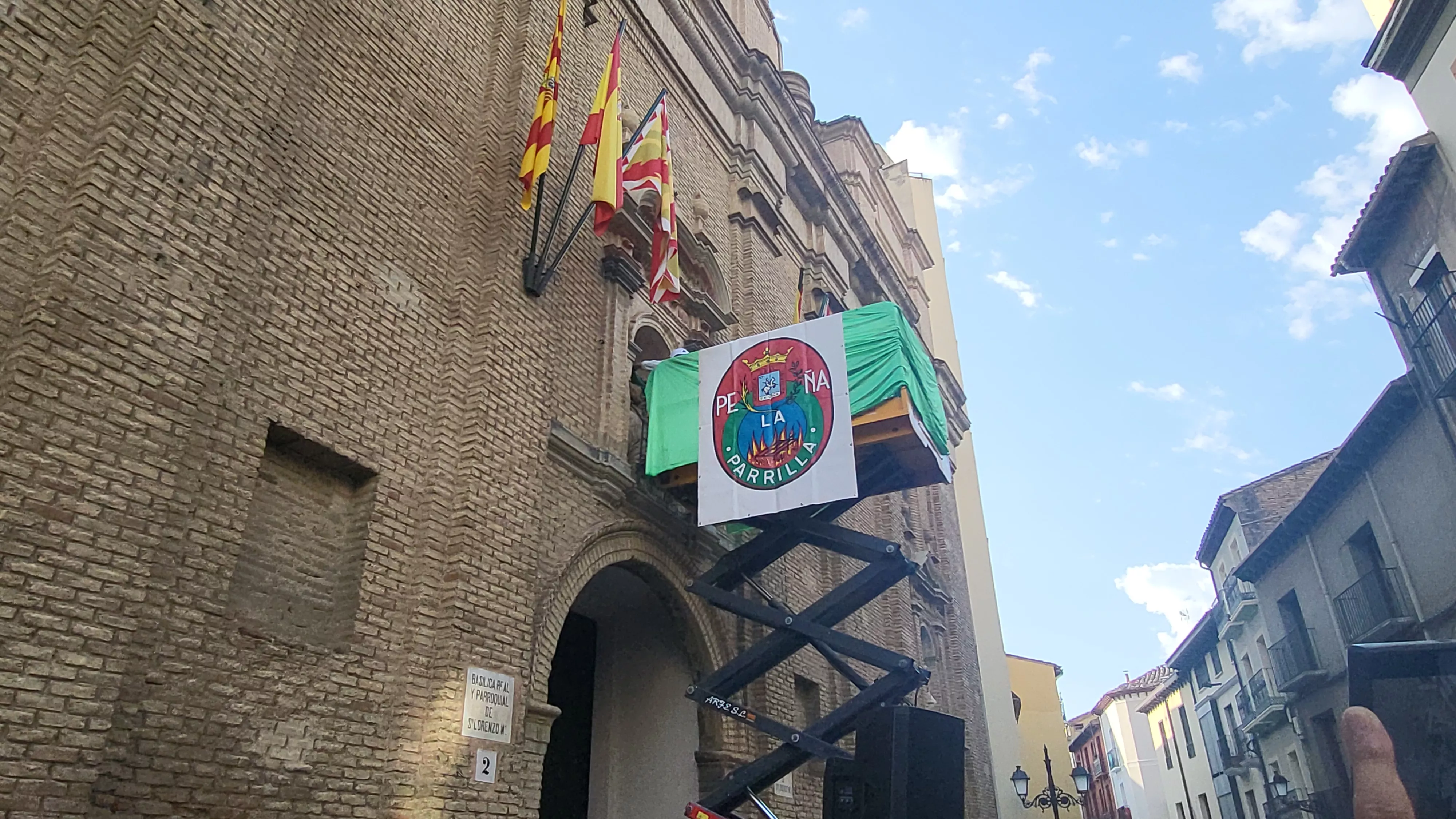 Saludo al Santo protagonizado por Carlos Jalle. Foto Mercedes Manterola