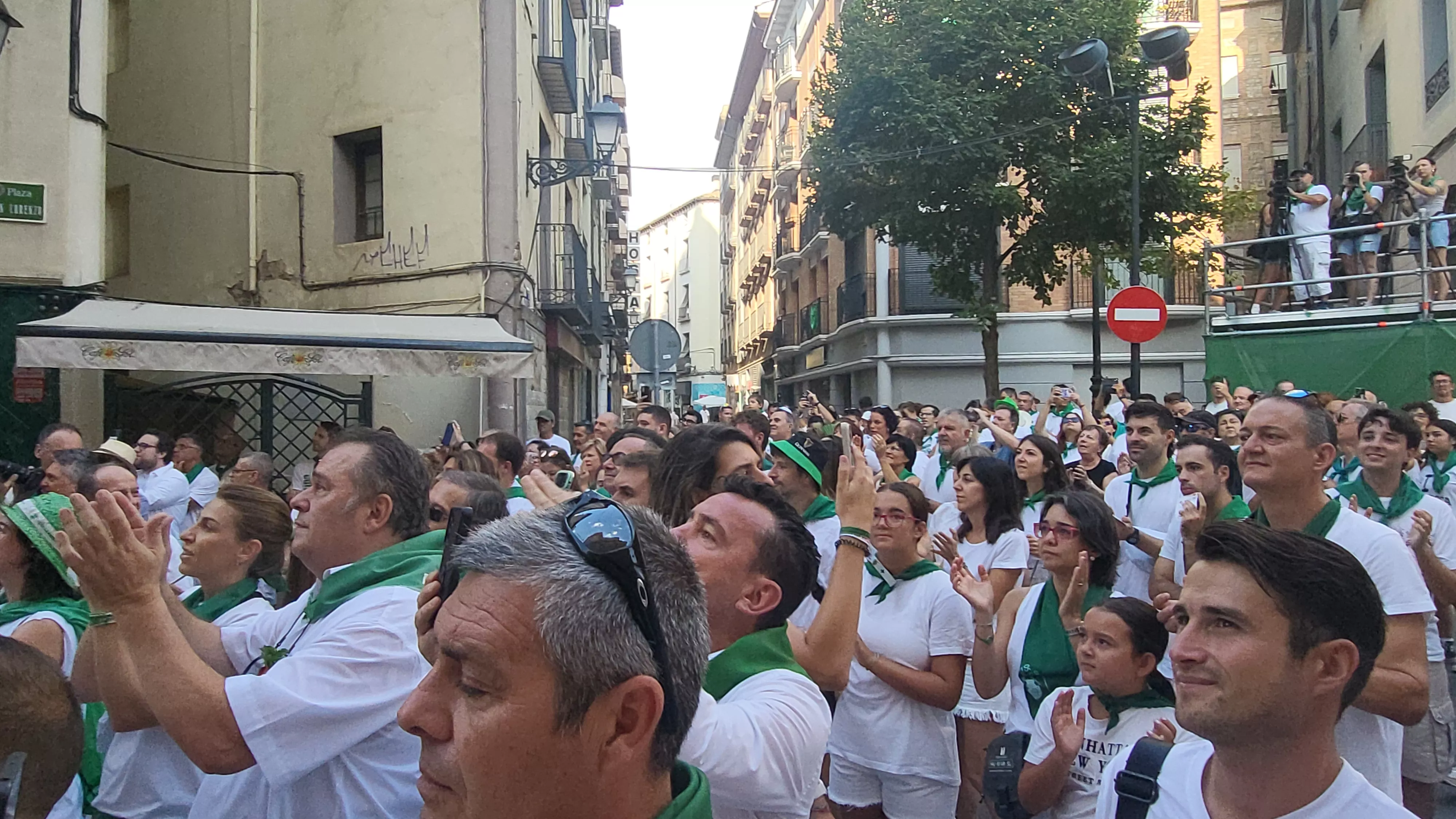 Saludo al Santo protagonizado por Carlos Jalle. Foto Mercedes Manterola