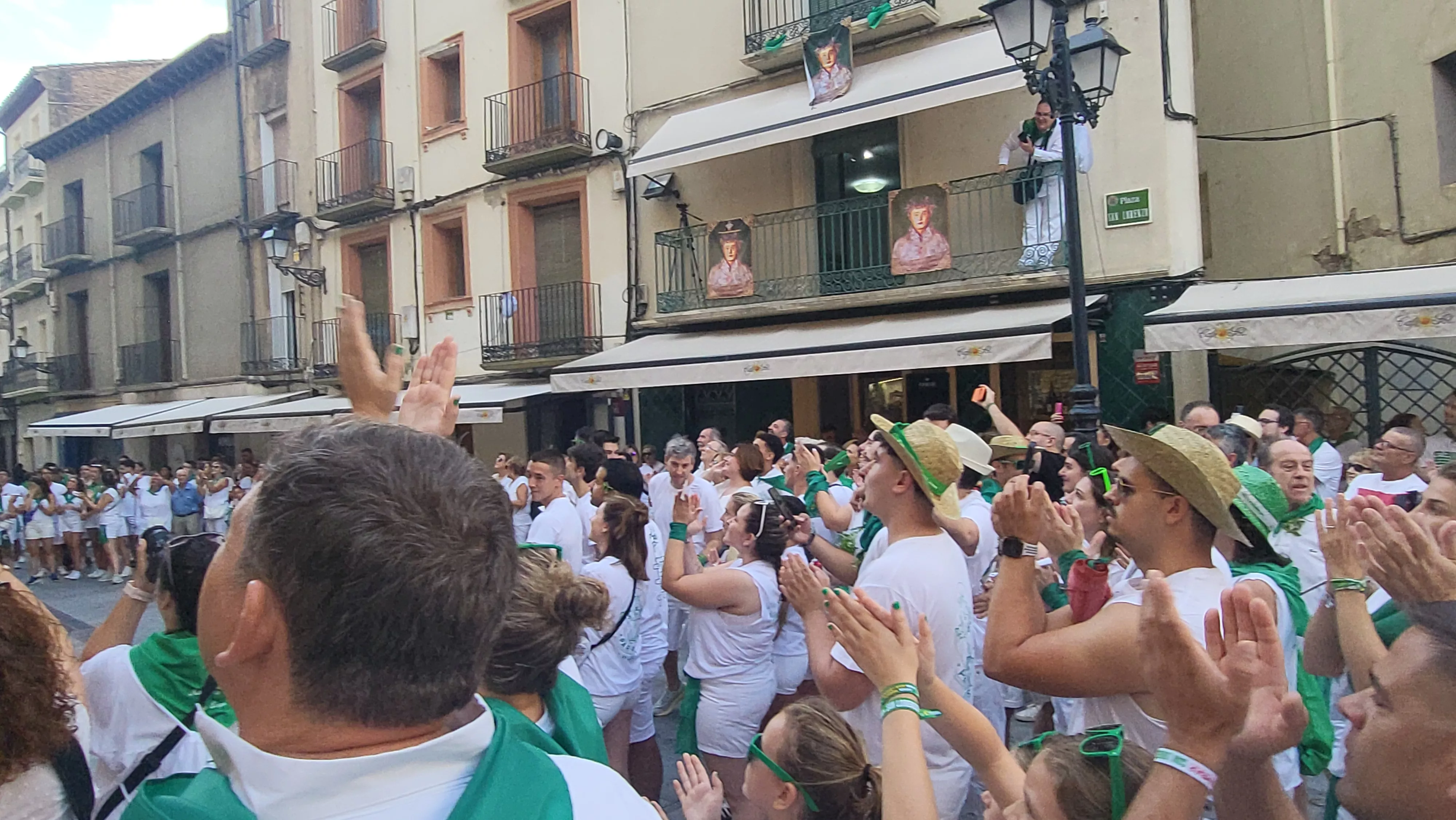Saludo al Santo protagonizado por Carlos Jalle. Foto Mercedes Manterola
