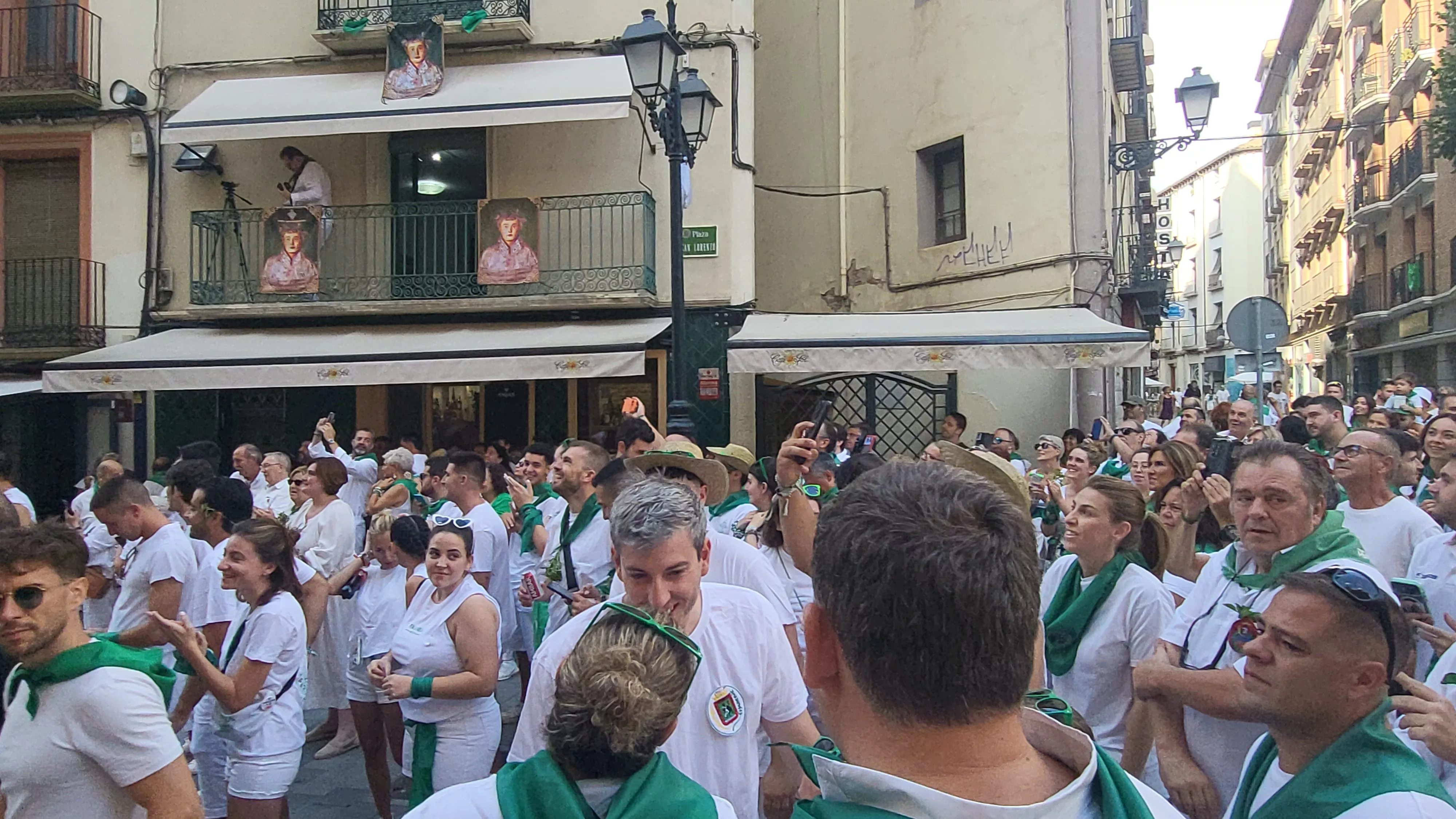 Saludo al Santo protagonizado por Carlos Jalle. Foto Mercedes Manterola