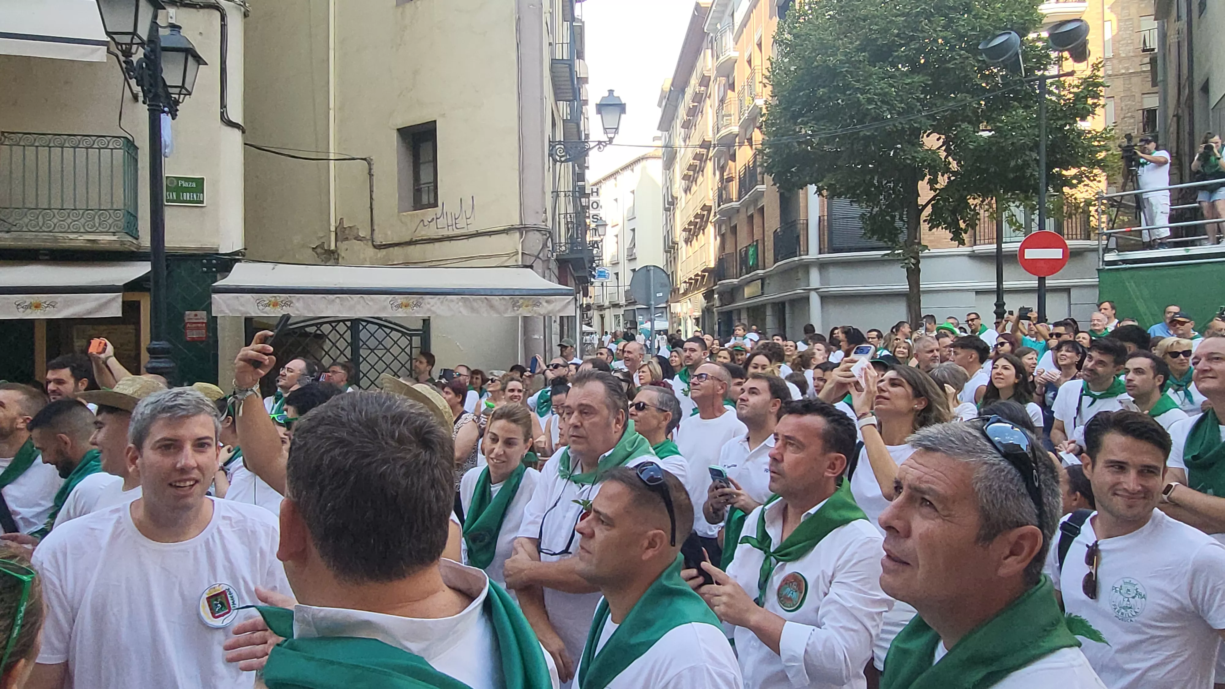 Saludo al Santo protagonizado por Carlos Jalle. Foto Mercedes Manterola