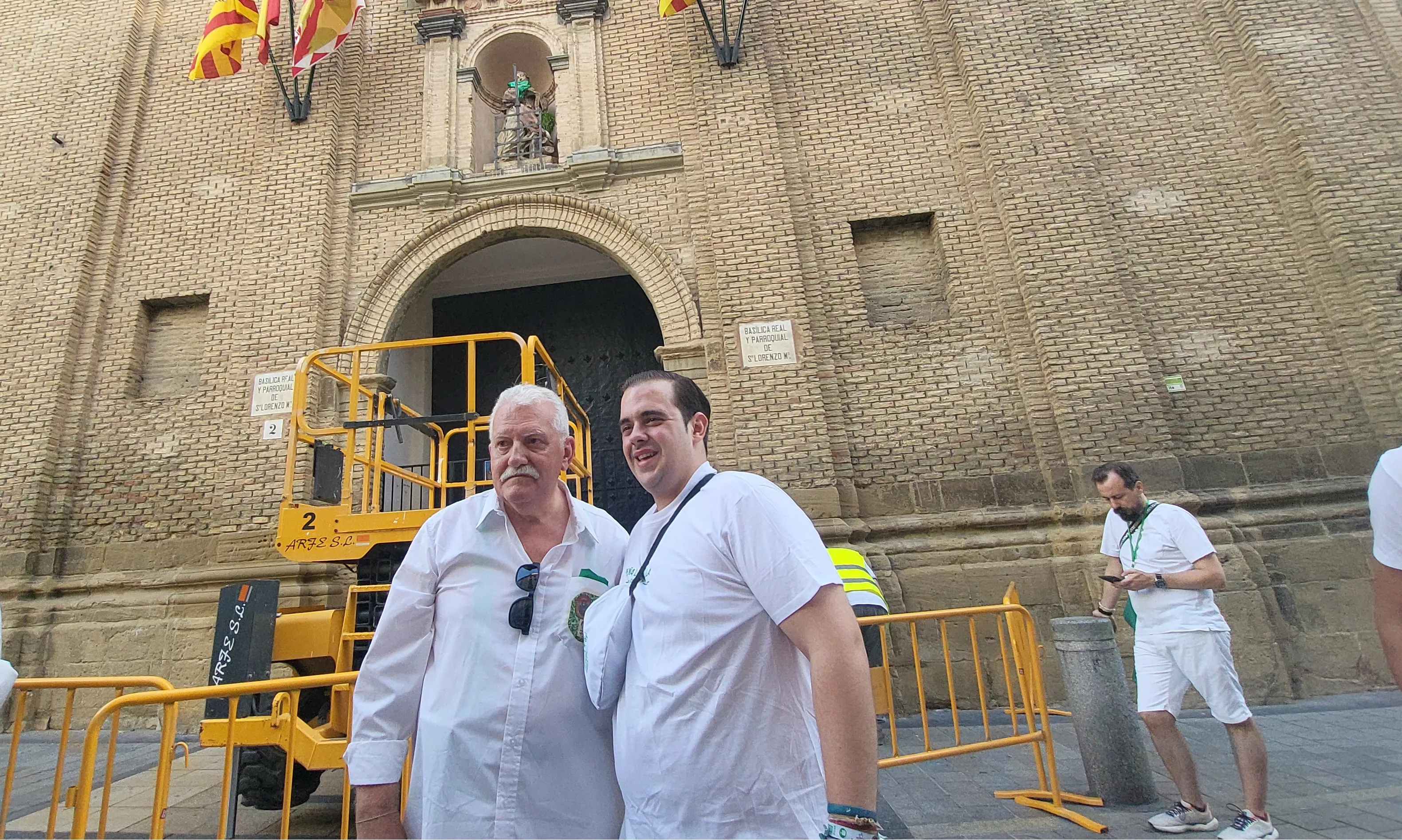 Saludo al Santo protagonizado por Carlos Jalle. Foto Mercedes Manterola