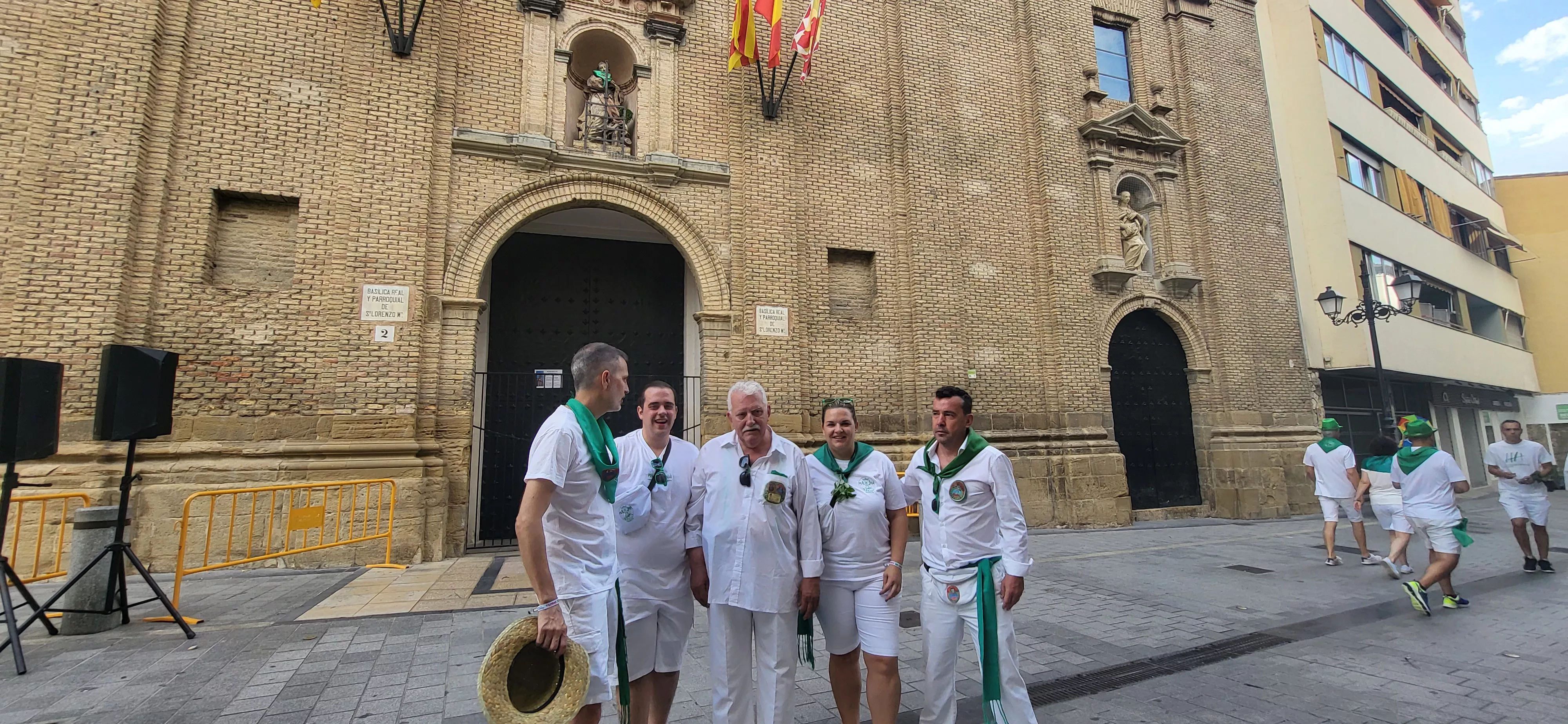 Saludo al Santo protagonizado por Carlos Jalle. Foto Mercedes Manterola