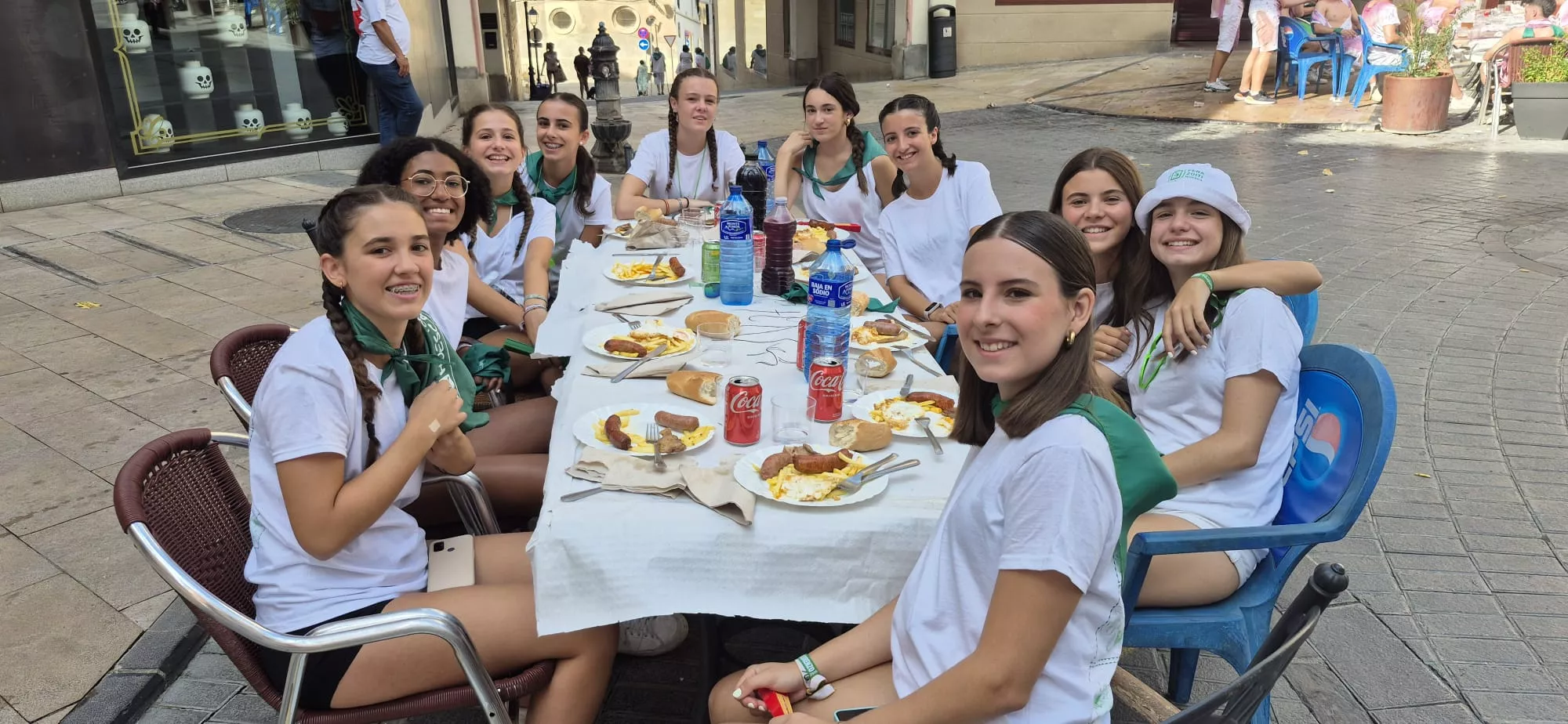 Almuerzo de San Lorenzo. Foto Myriam Martínez