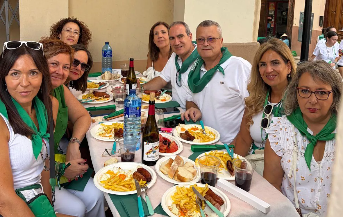 Almuerzo de San Lorenzo. 