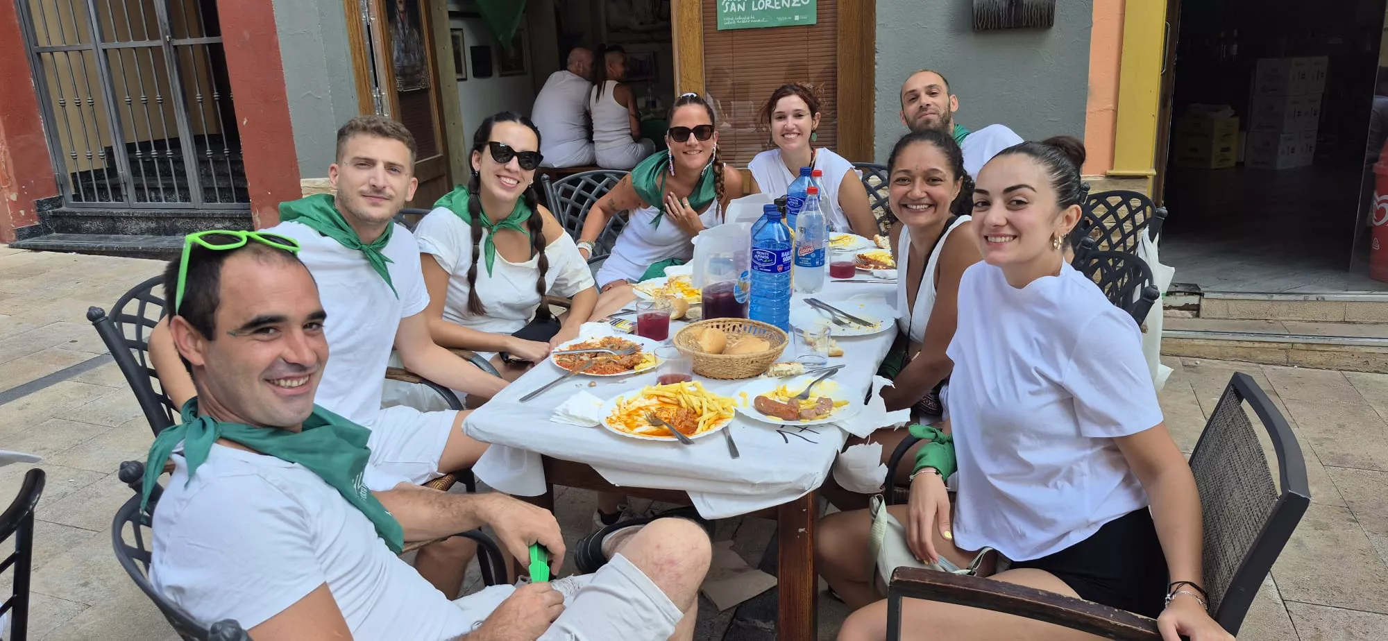 Almuerzo de San Lorenzo. Foto Myriam Martínez