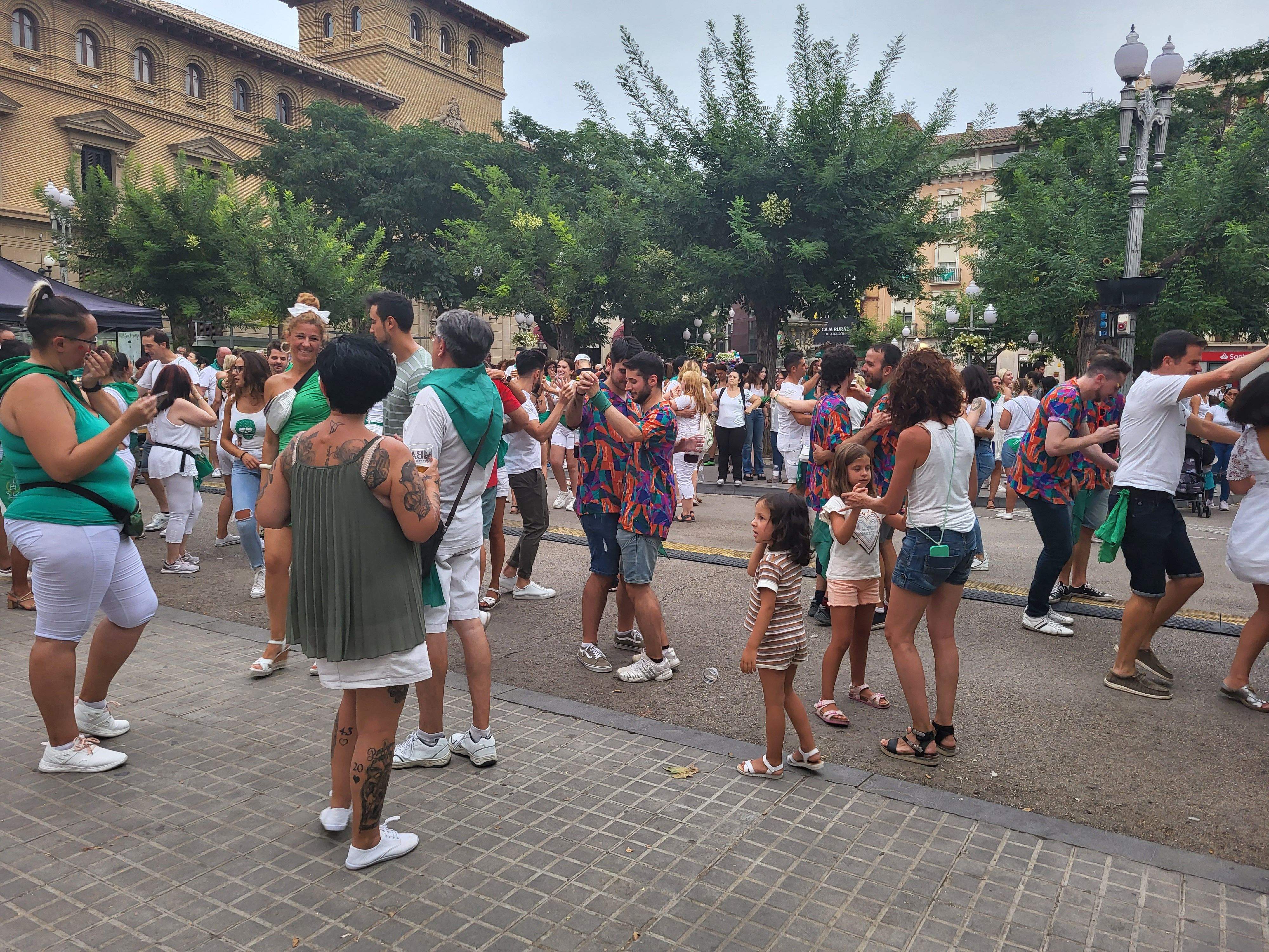 SalSanlorenzo en la plaza de Navarra. Foto Myriam Martínez 