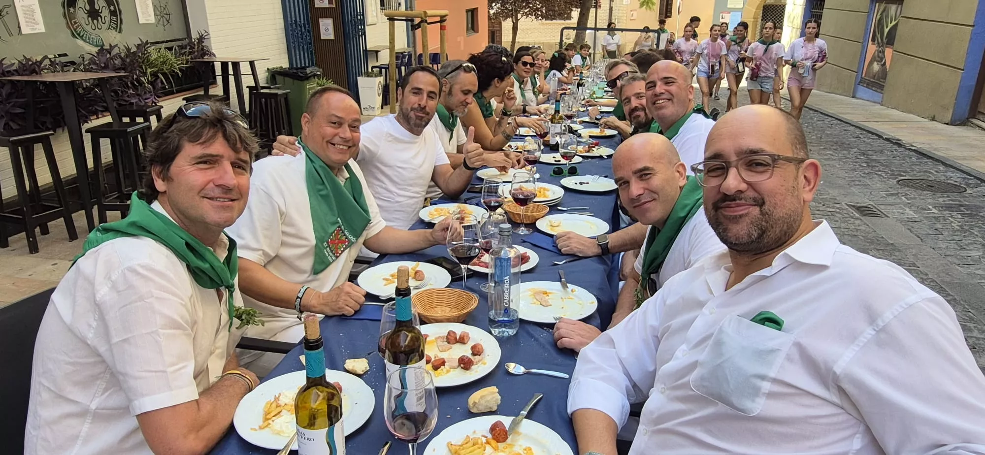 Almuerzo de San Lorenzo. Foto Myriam Martínez