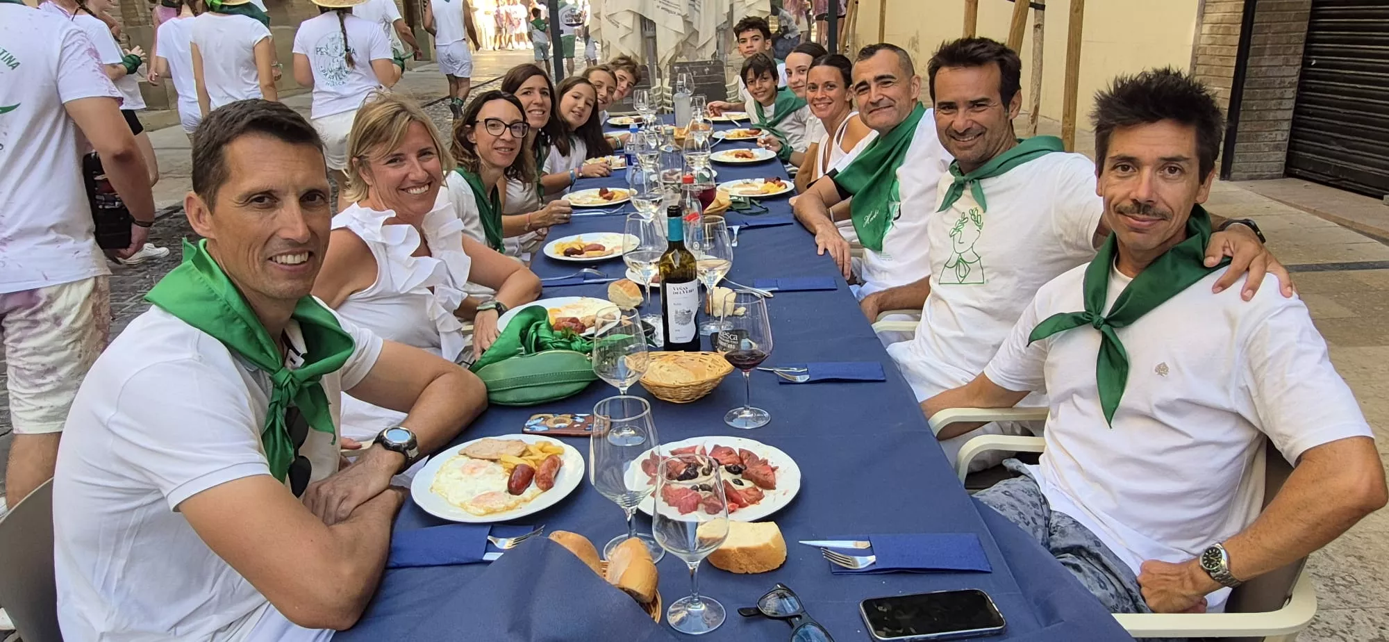 Almuerzo de San Lorenzo. Foto Myriam Martínez
