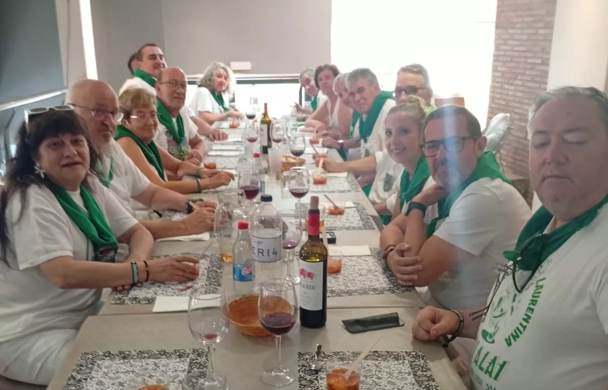 Almuerzo de San Lorenzo. 