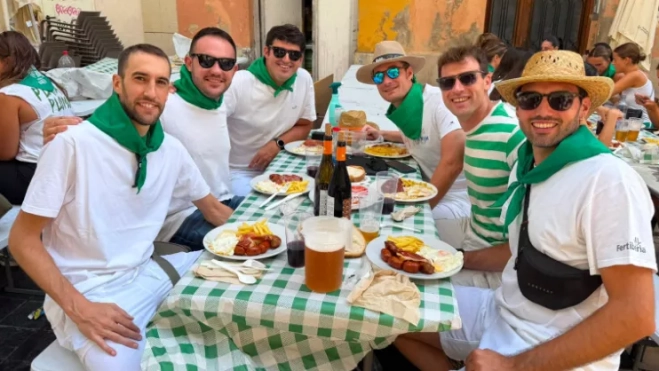 Almuerzo de San Lorenzo. Foto A. Mora Almuerzo de San Lorenzo. Foto A. Mora