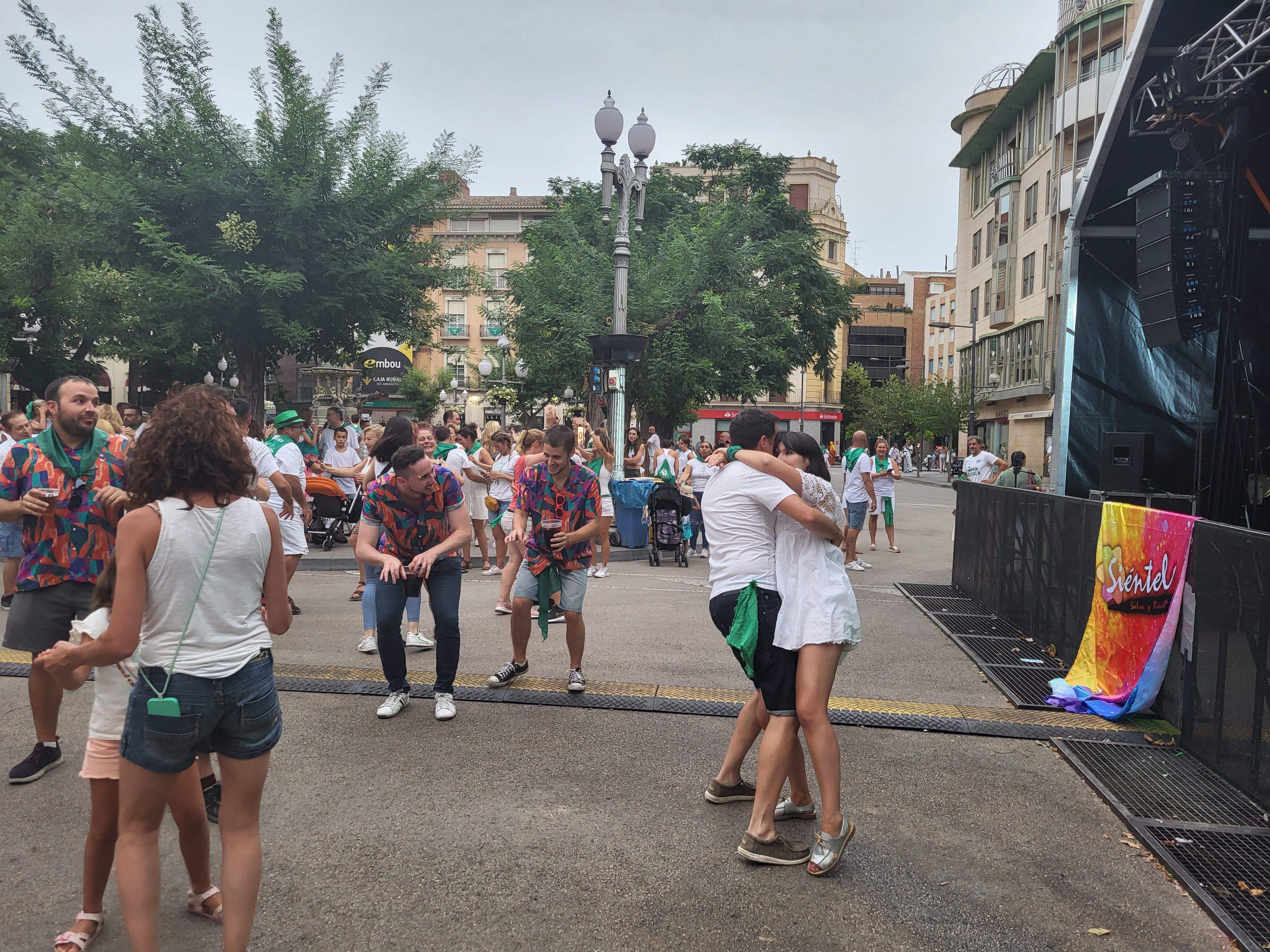 SalSanlorenzo en la plaza de Navarra. Foto Myriam Martínez 