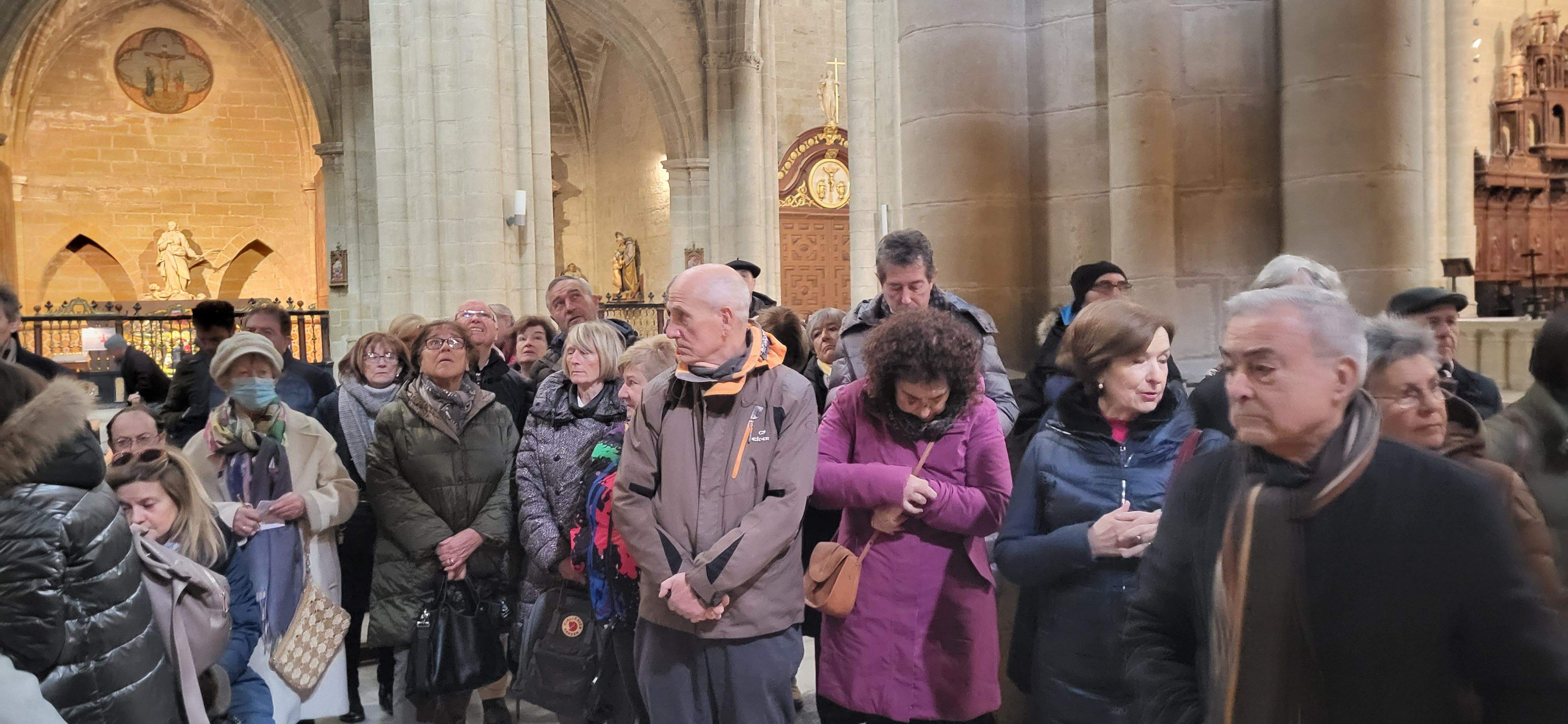Asoleo en la capital de San Joaquín de la Catedral de Huesca. Foto: Mercedes Manterola