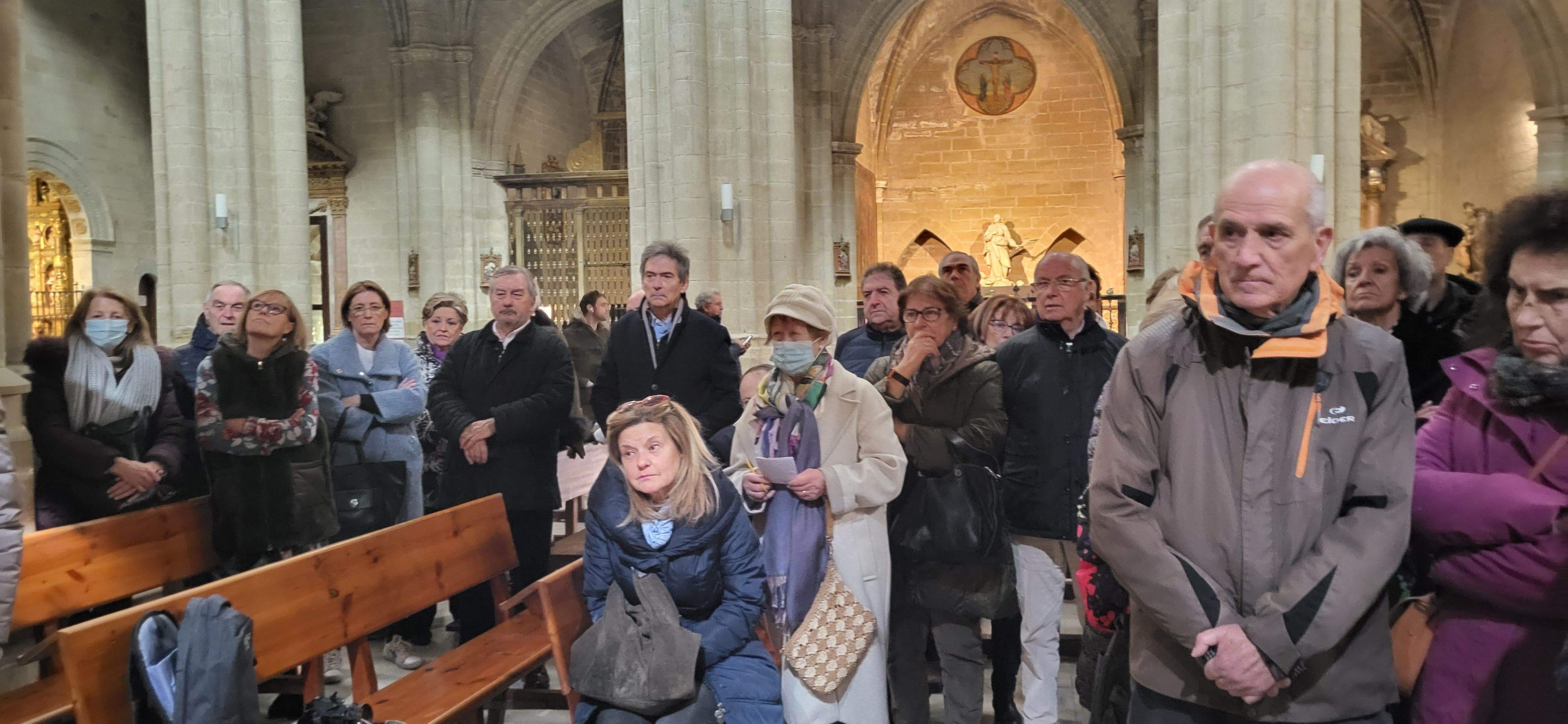 Asoleo en la capital de San Joaquín de la Catedral de Huesca. Foto: Mercedes Manterola