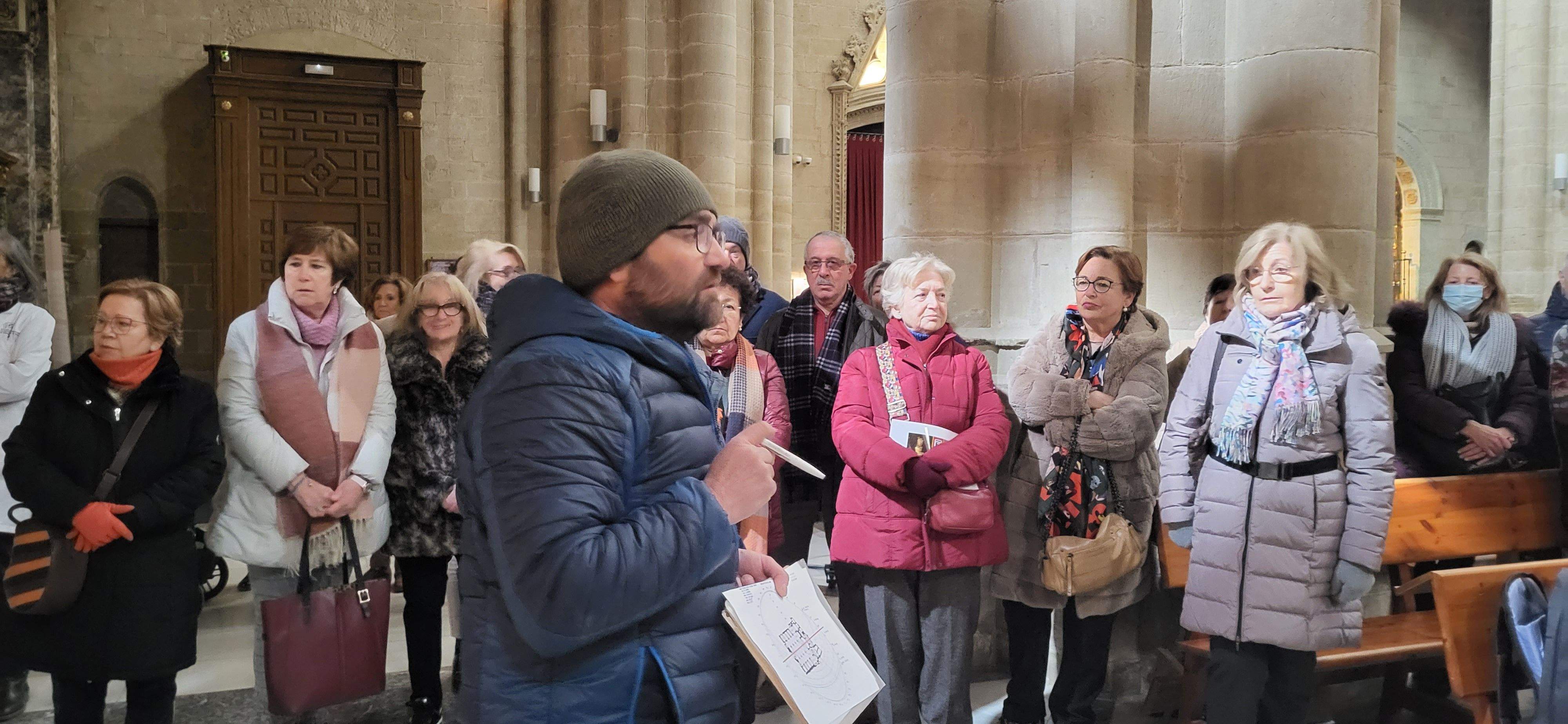 Asoleo en la capital de San Joaquín de la Catedral de Huesca. Foto: Mercedes Manterola