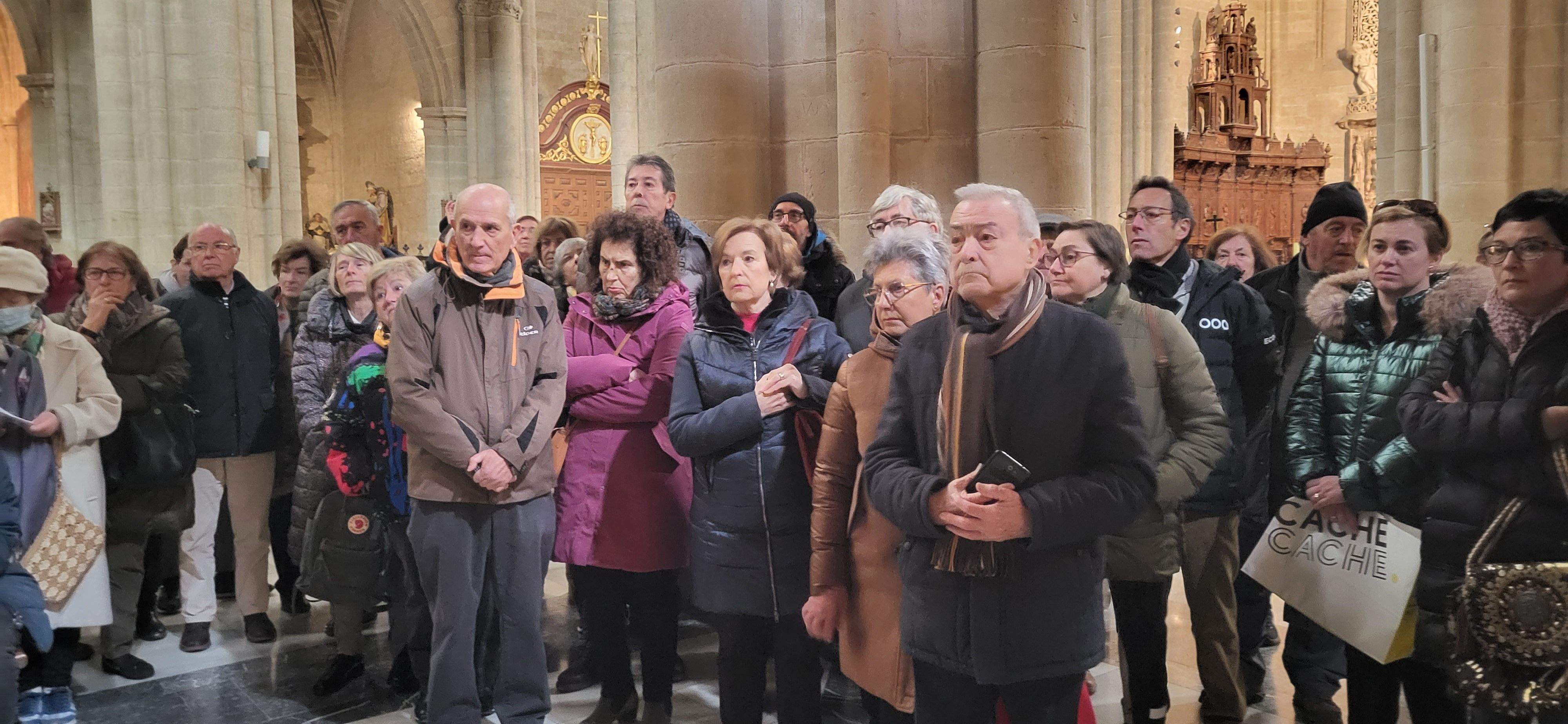 Asoleo en la capital de San Joaquín de la Catedral de Huesca. Foto: Mercedes Manterola