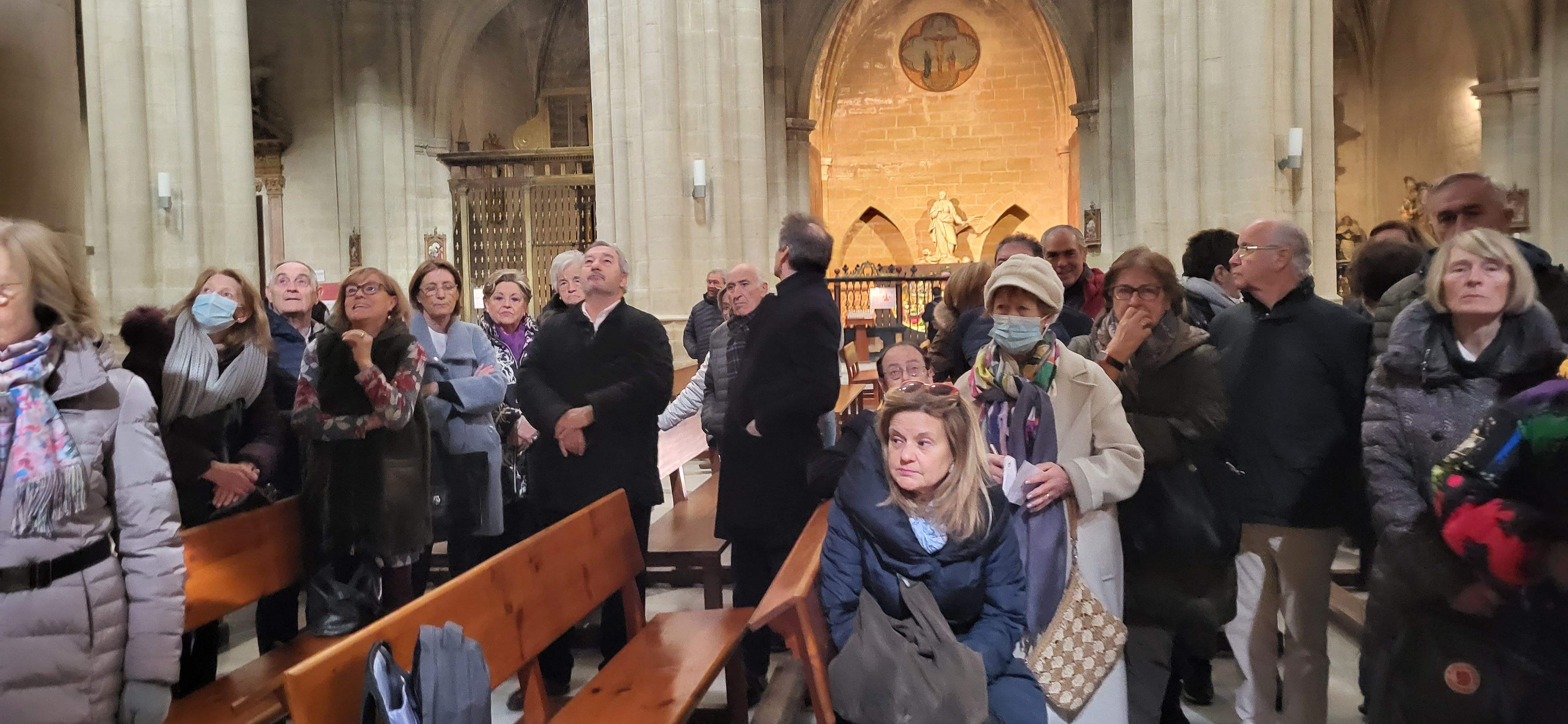 Asoleo en la capital de San Joaquín de la Catedral de Huesca. Foto: Mercedes Manterola