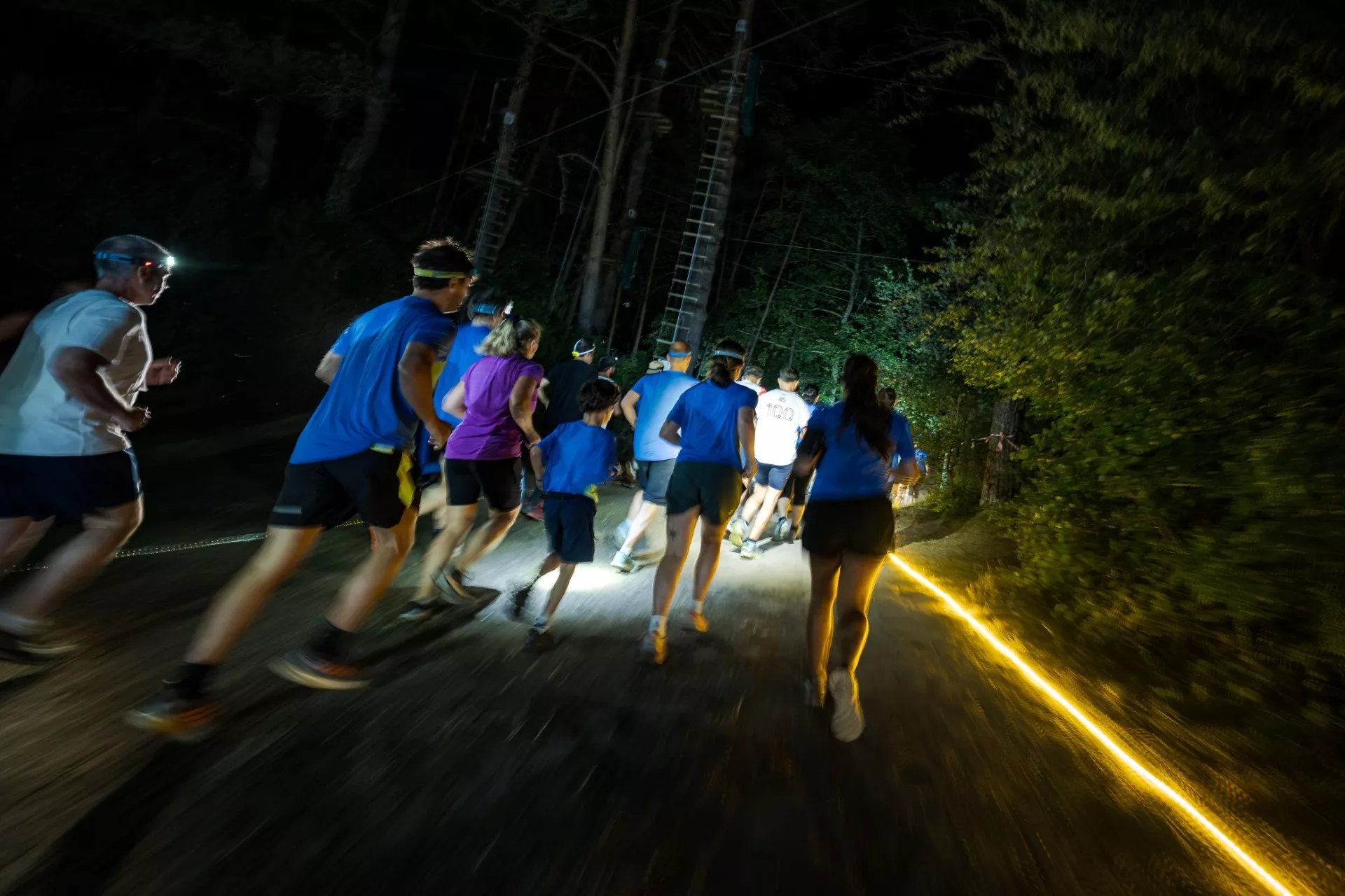 Carrera Full Moon de Villanúa. Foto: Turismo Villanúa / Yhabril Moro